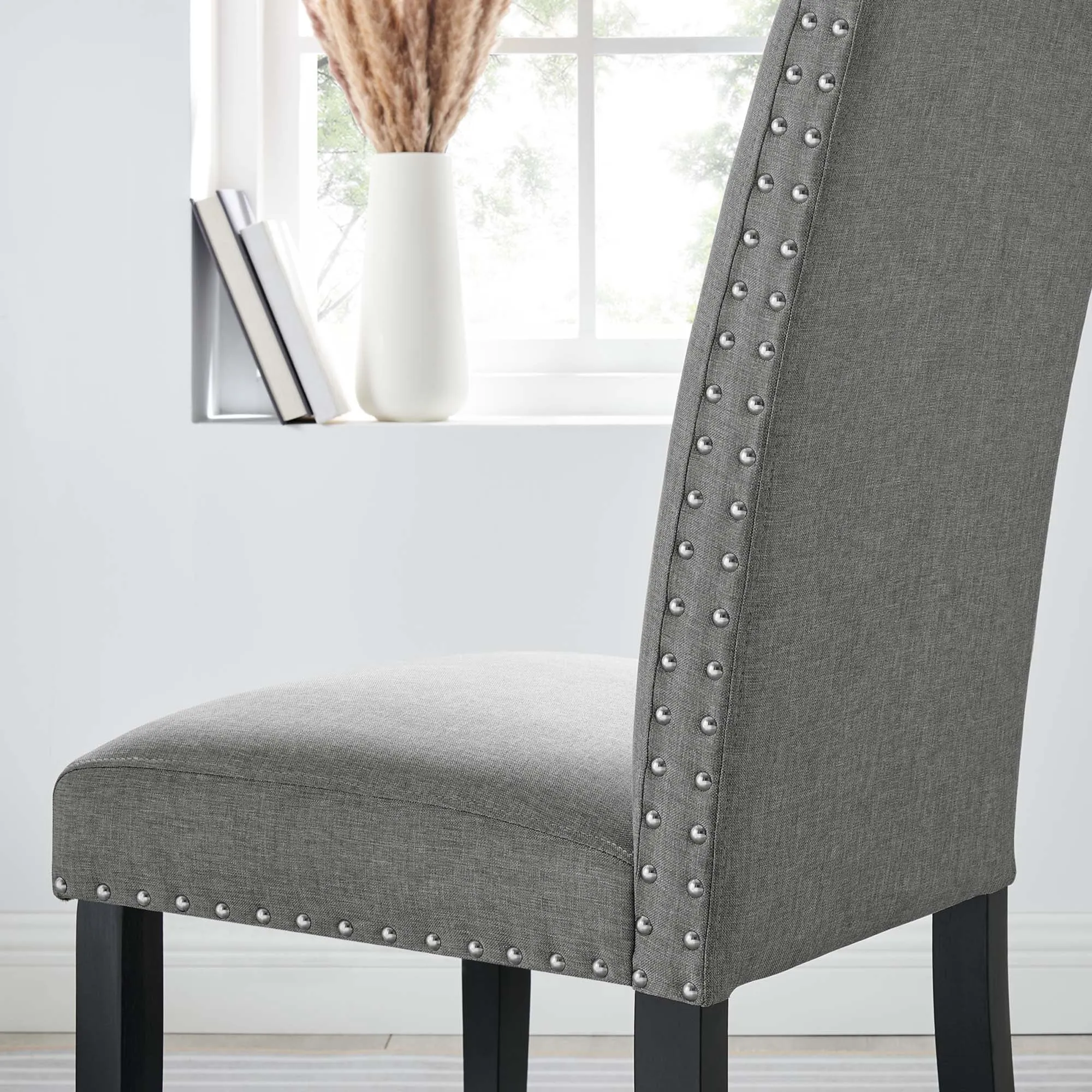 Parcel Dining Upholstered Fabric Side Chair by Modway