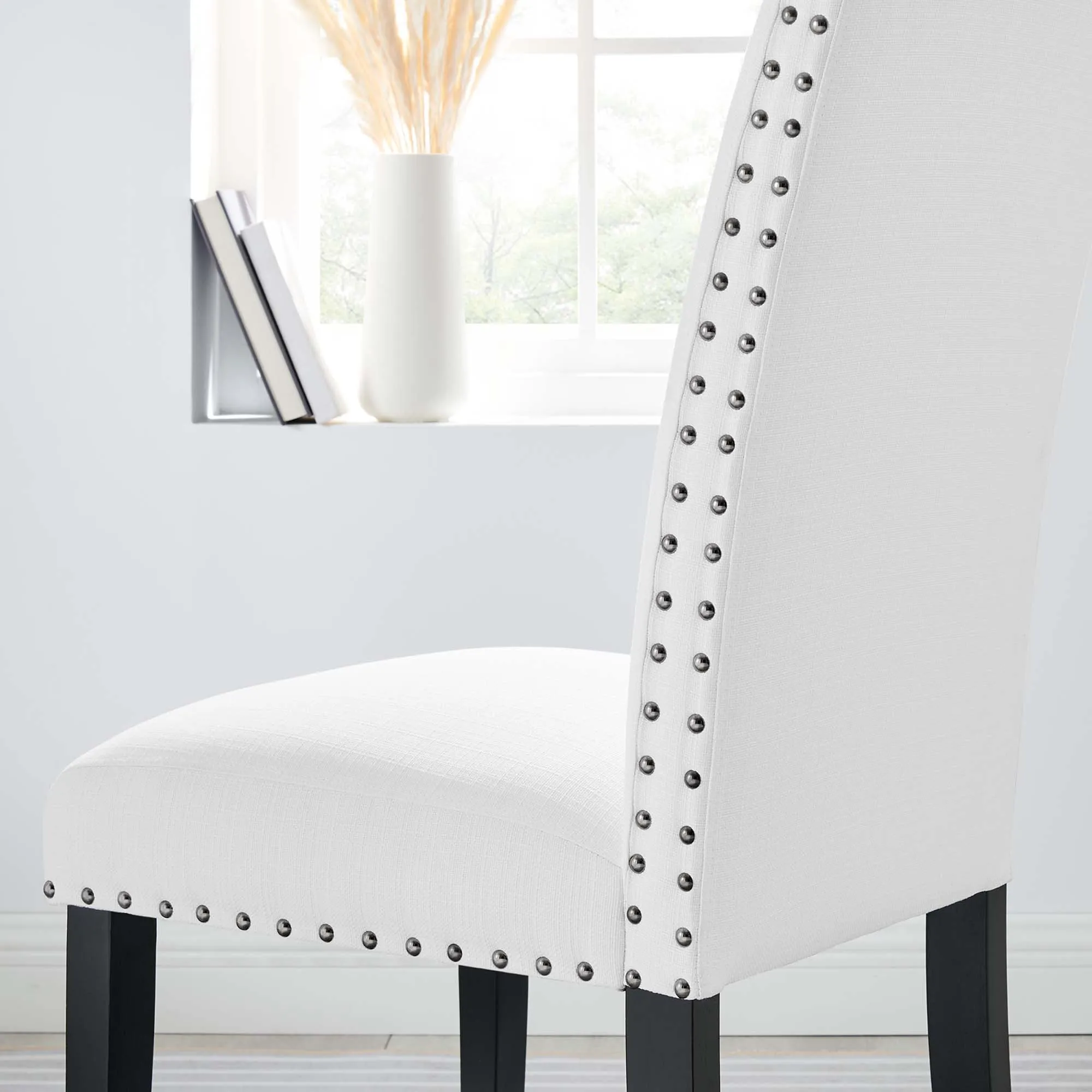 Parcel Dining Upholstered Fabric Side Chair by Modway