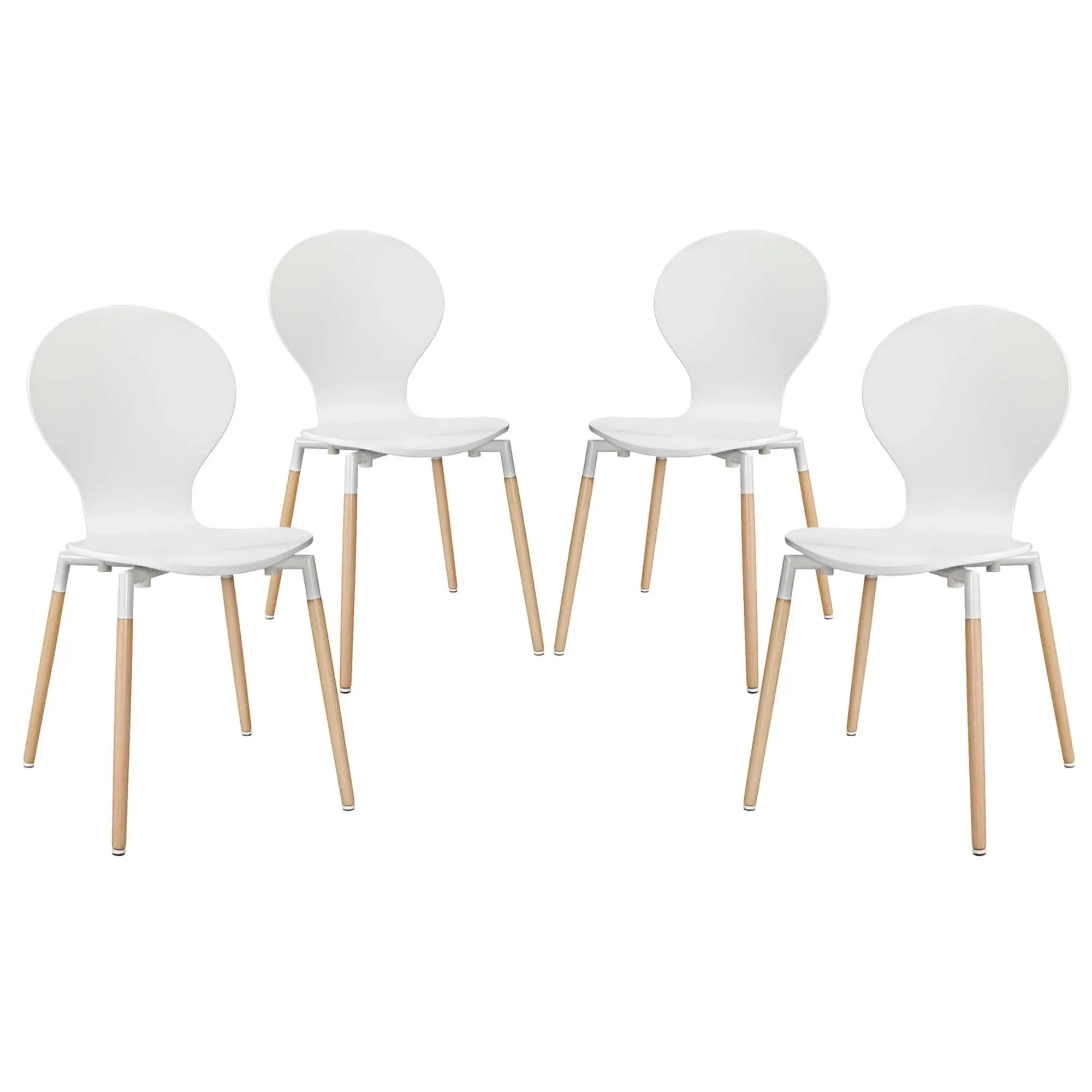 Path Dining Chair Set of 4 by Modway