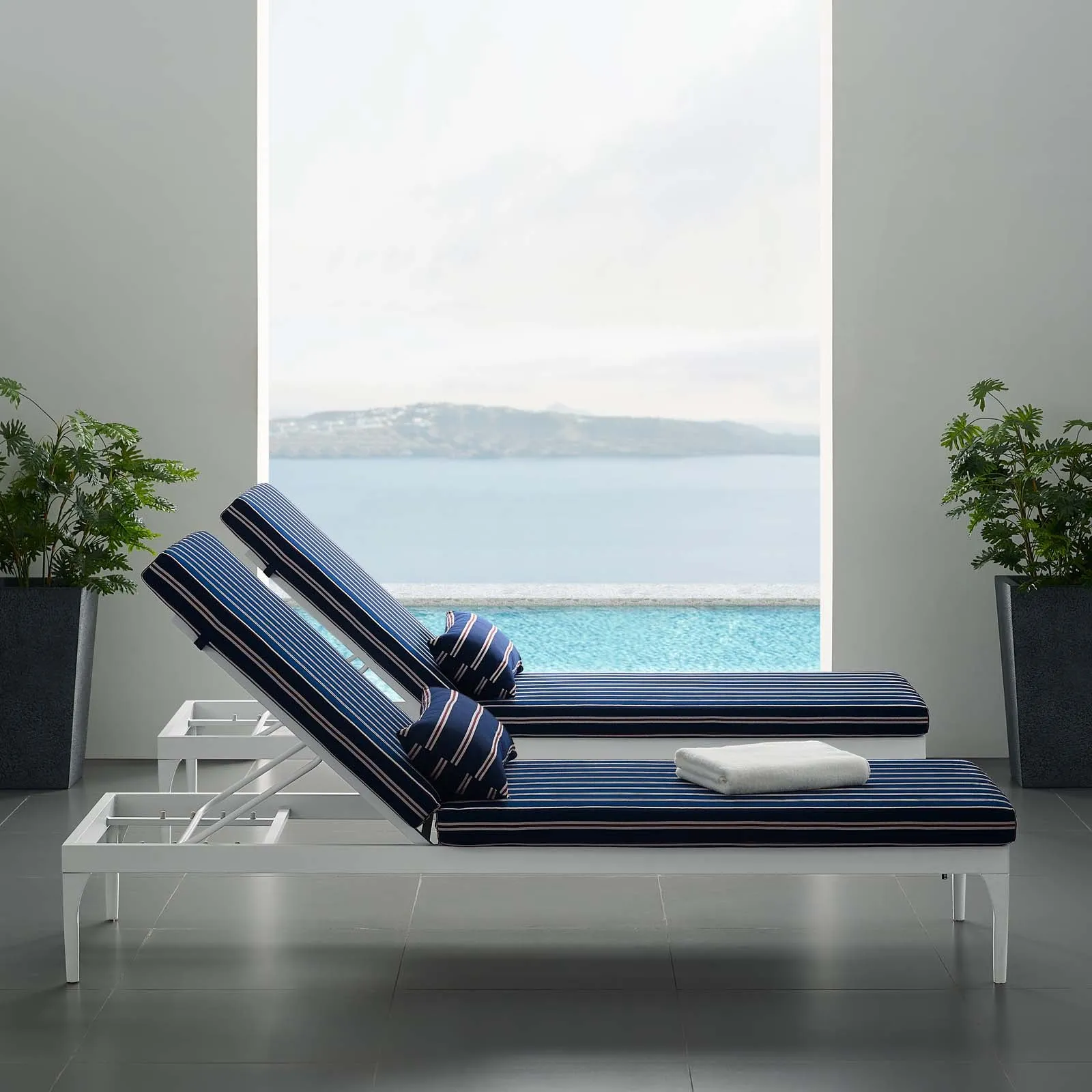 Perspective Cushion Outdoor Patio Chaise Lounge Chair by Modway