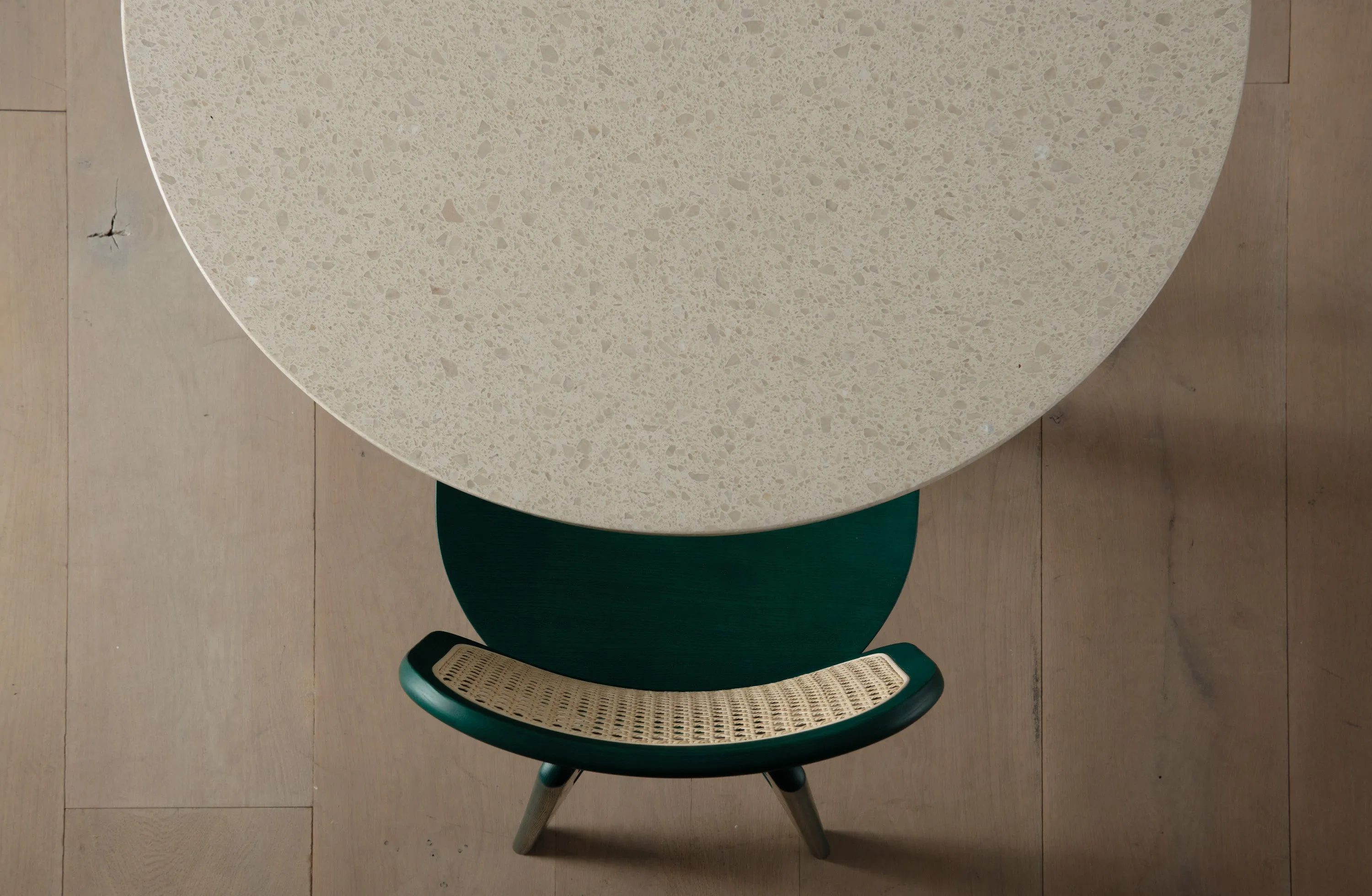 Piazza Affixed Table