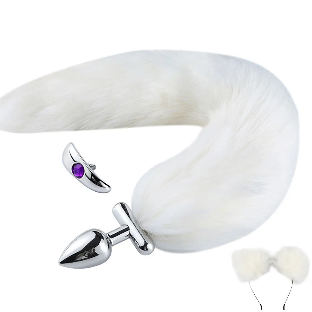 Poseable Cat Tail Butt Plug & Ears