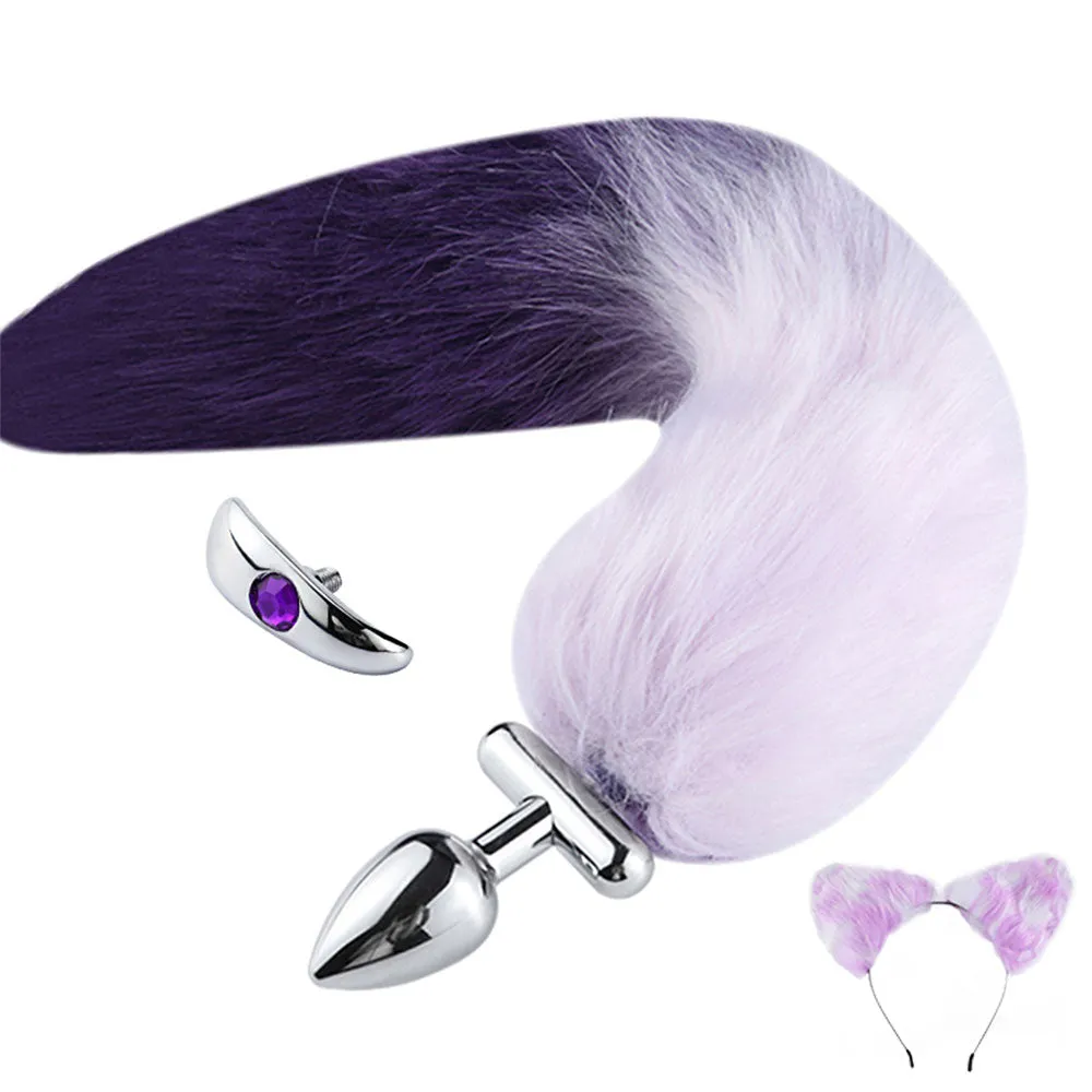 Poseable Cat Tail Butt Plug & Ears