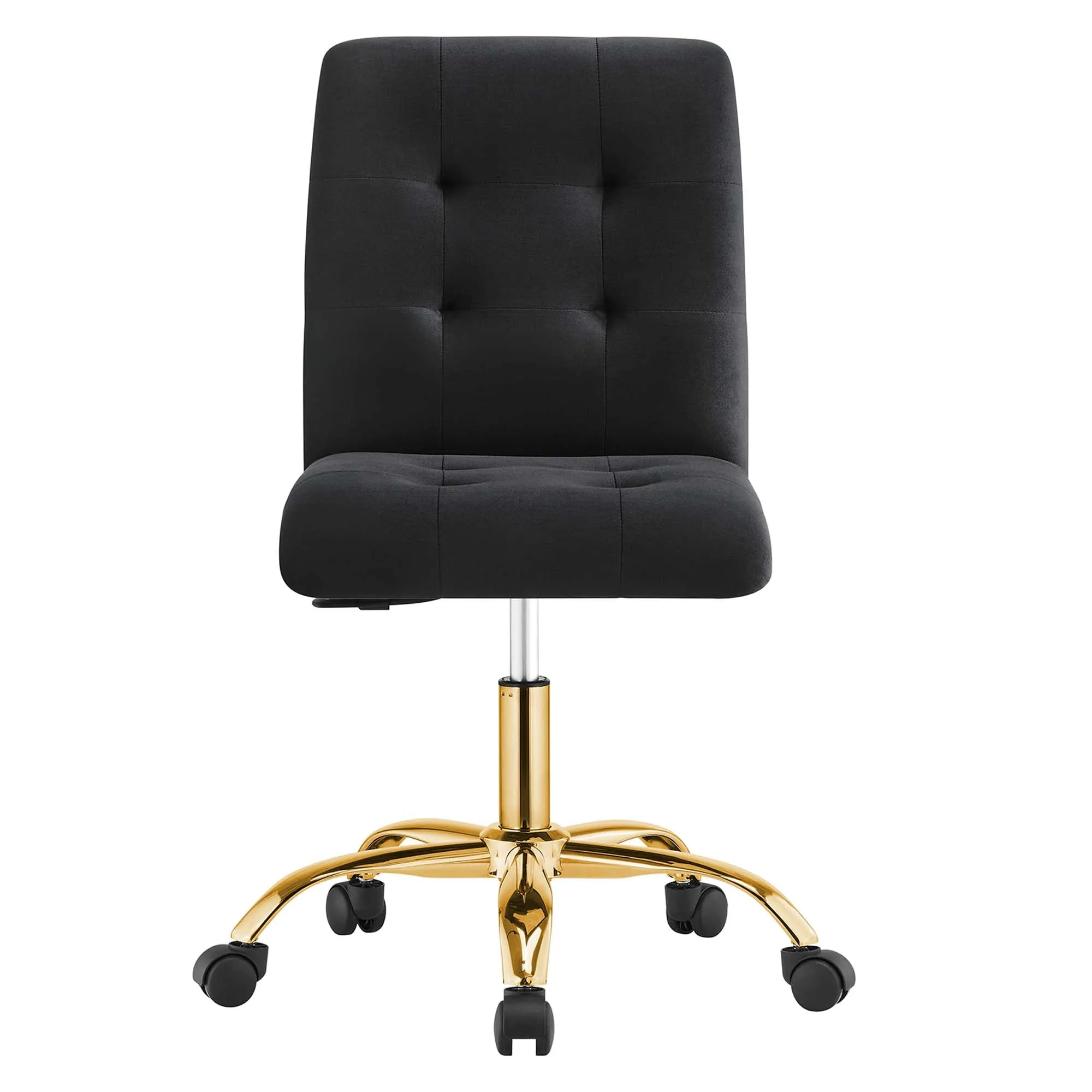 Prim Armless Performance Velvet Office Chair by Modway