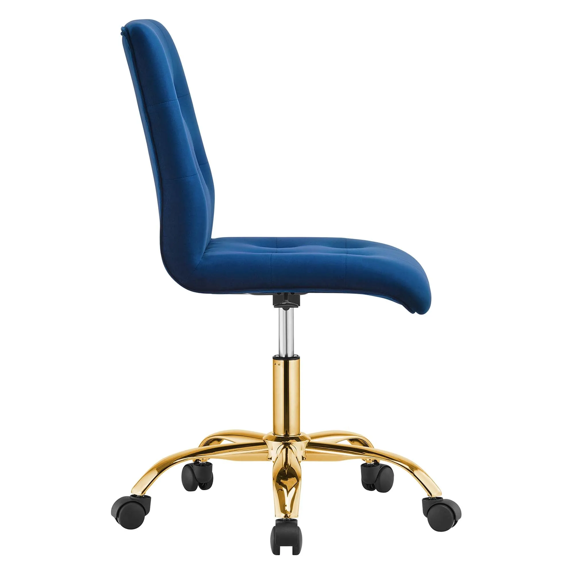 Prim Armless Performance Velvet Office Chair by Modway
