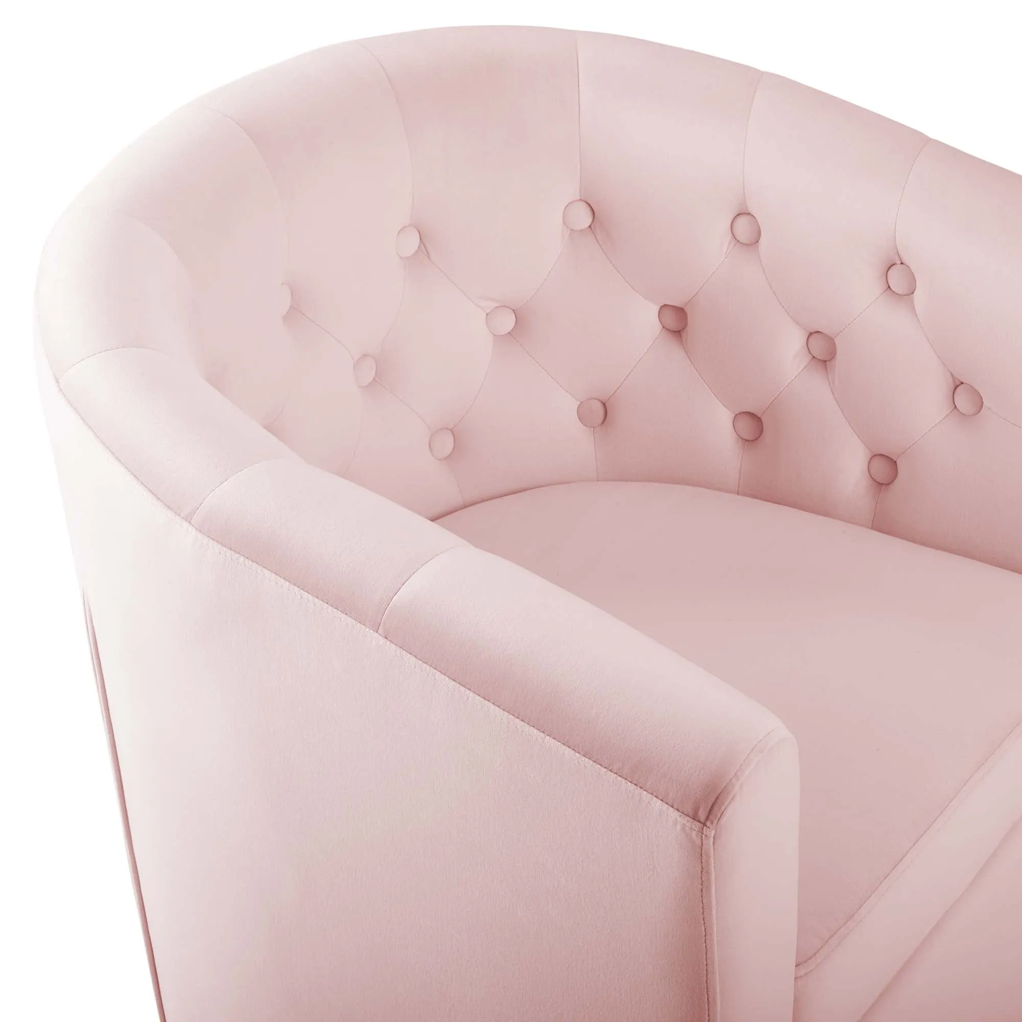 Prospect Tufted Performance Velvet Swivel Armchair by Modway