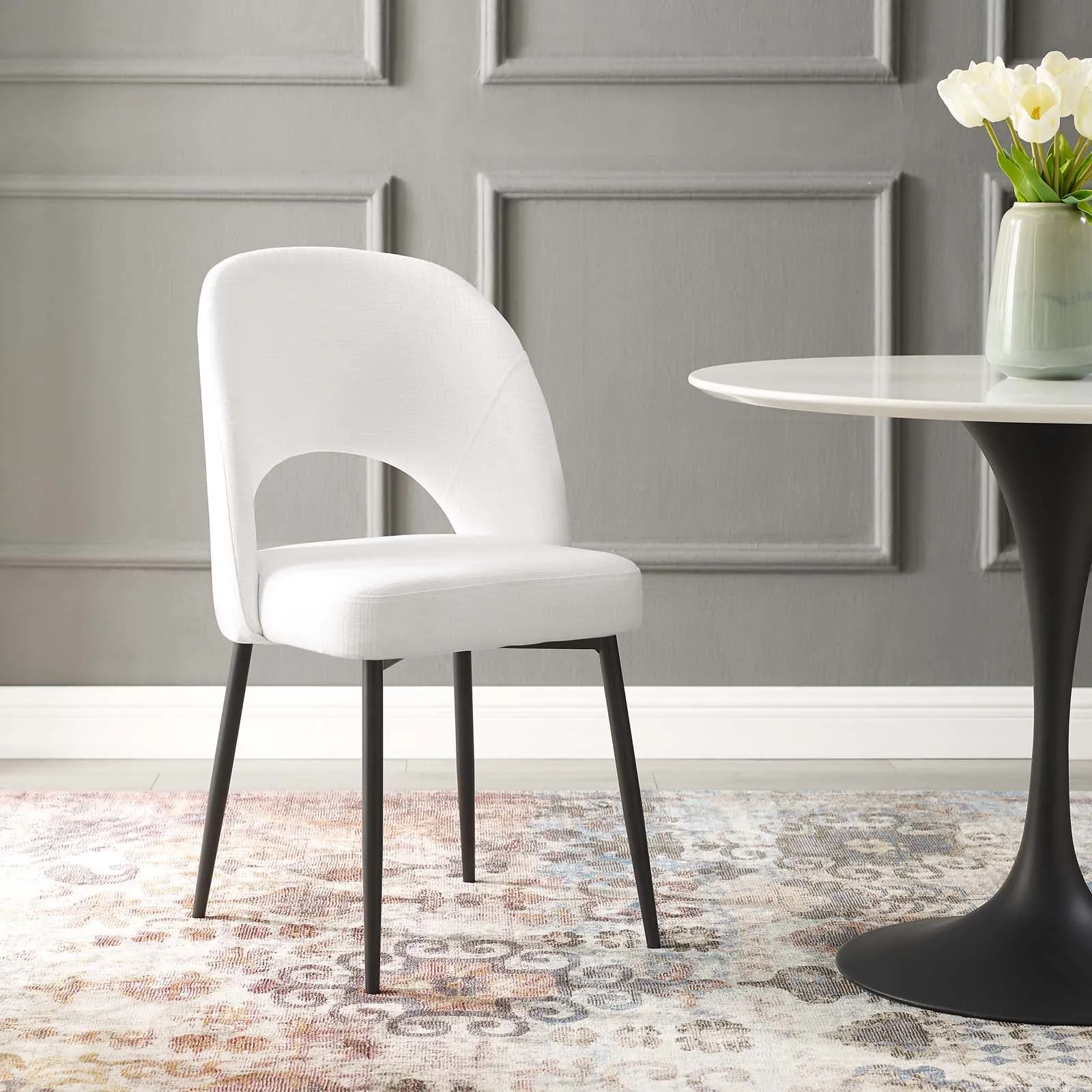 Rouse Upholstered Fabric Dining Side Chair by Modway
