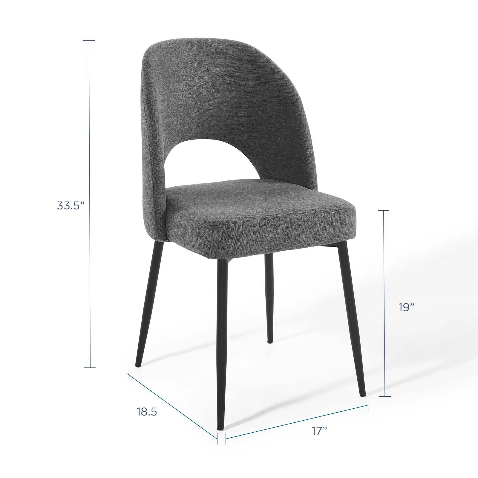 Rouse Upholstered Fabric Dining Side Chair by Modway