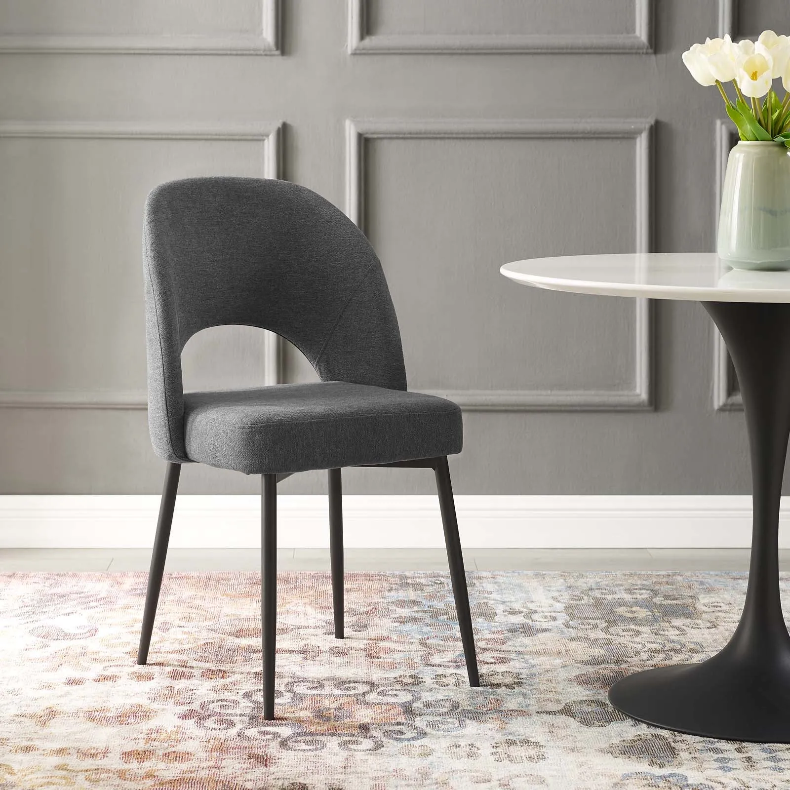 Rouse Upholstered Fabric Dining Side Chair by Modway