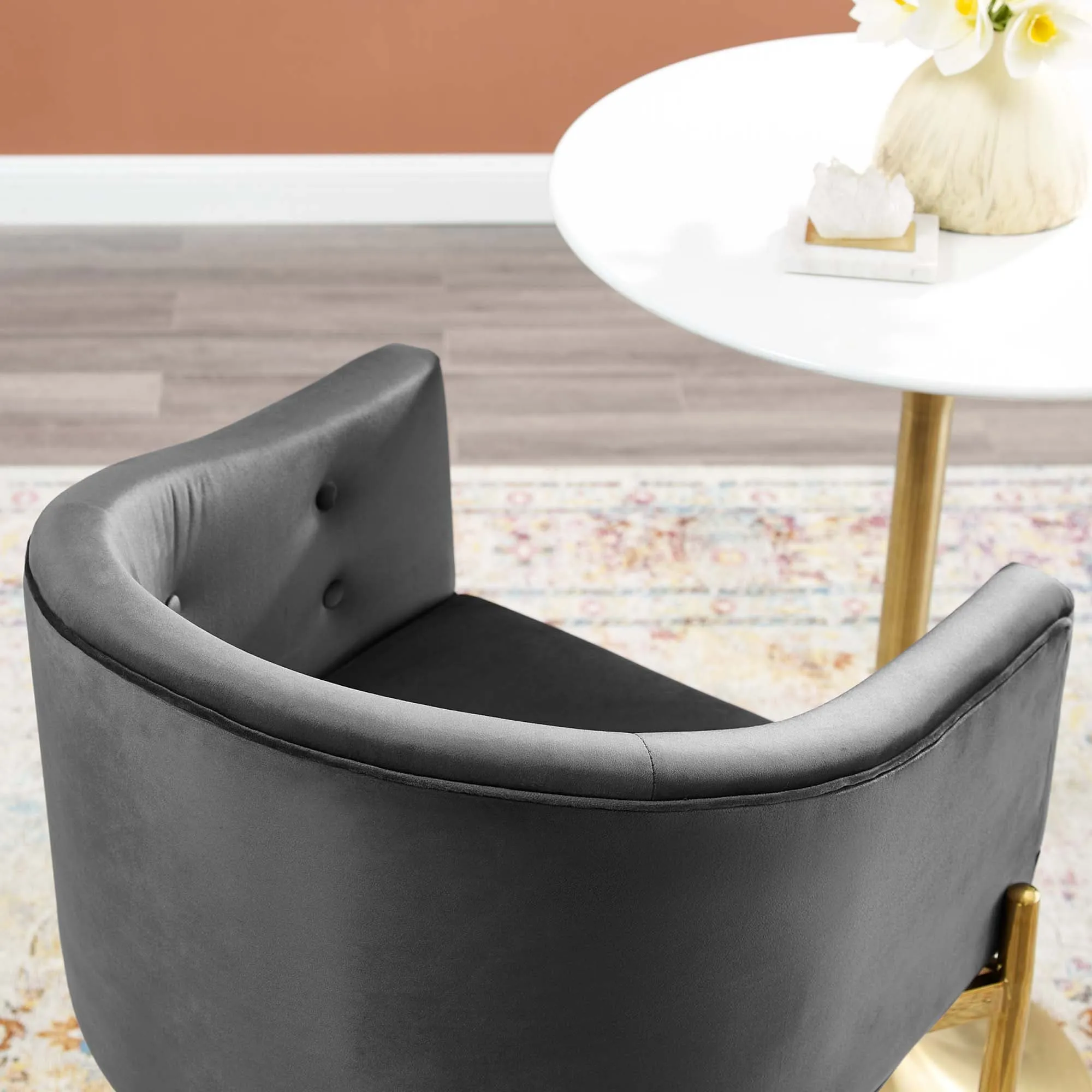 Savour Tufted Performance Velvet Bar Stool by Modway