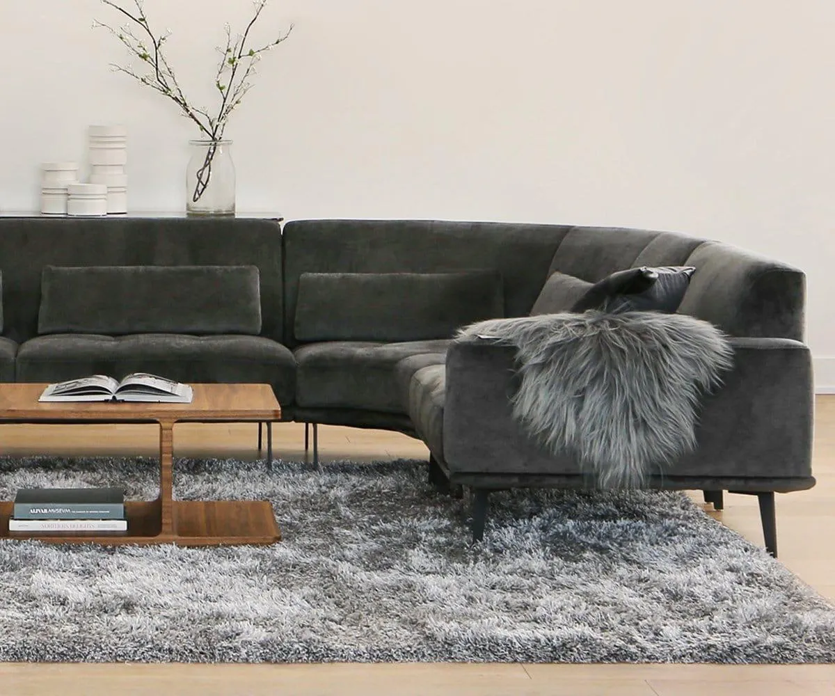 Sheepskin Throw - Grey
