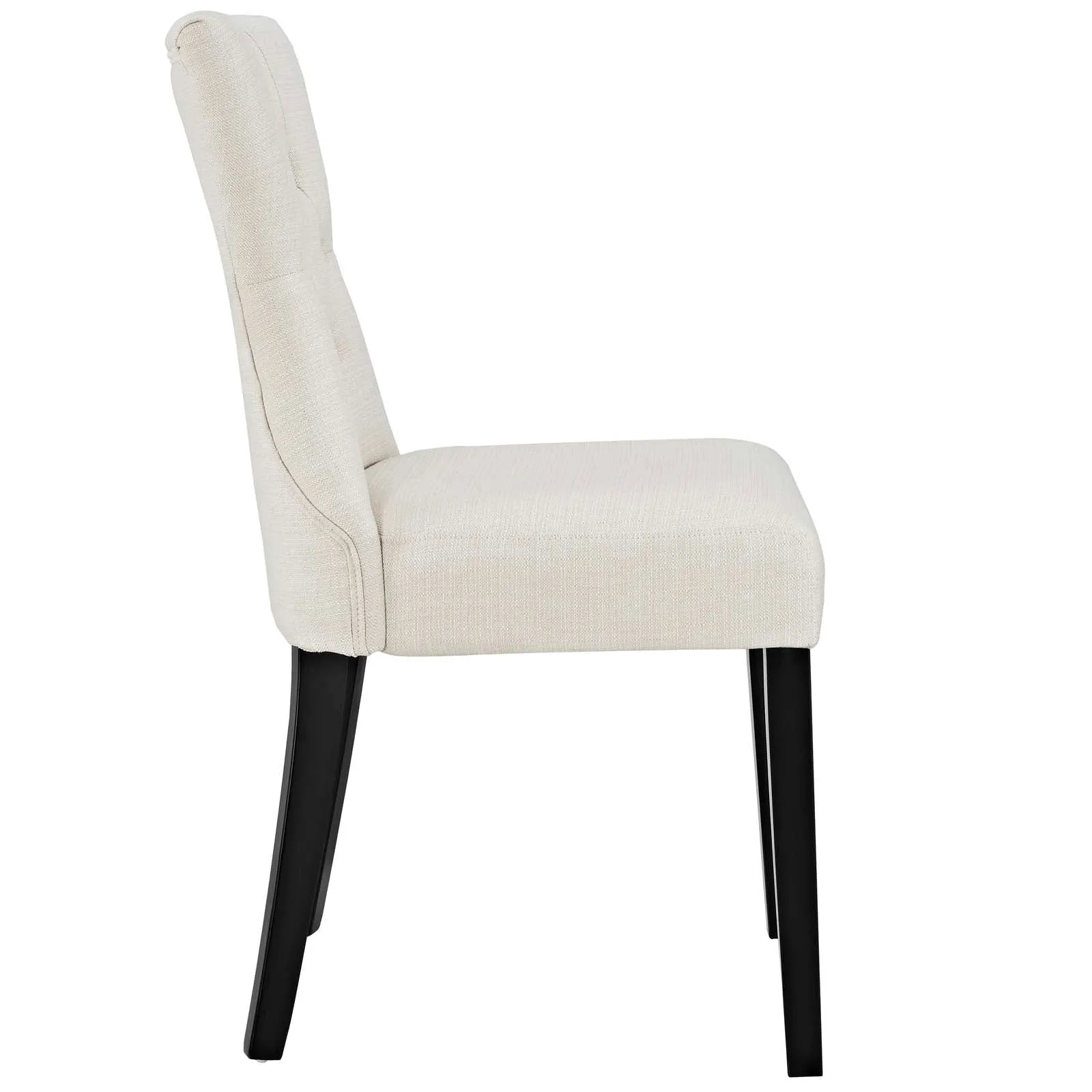 Silhouette Dining Side Chairs Upholstered Fabric Set of 4 by Modway
