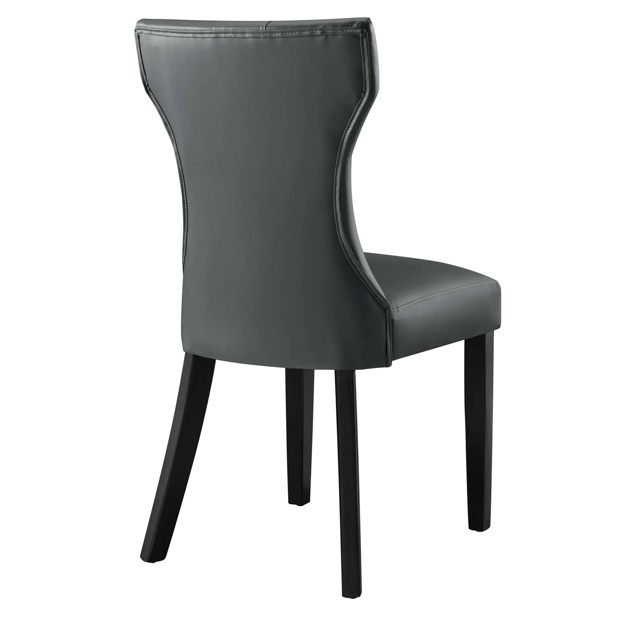Silhouette Dining Vinyl Side Chair by Modway