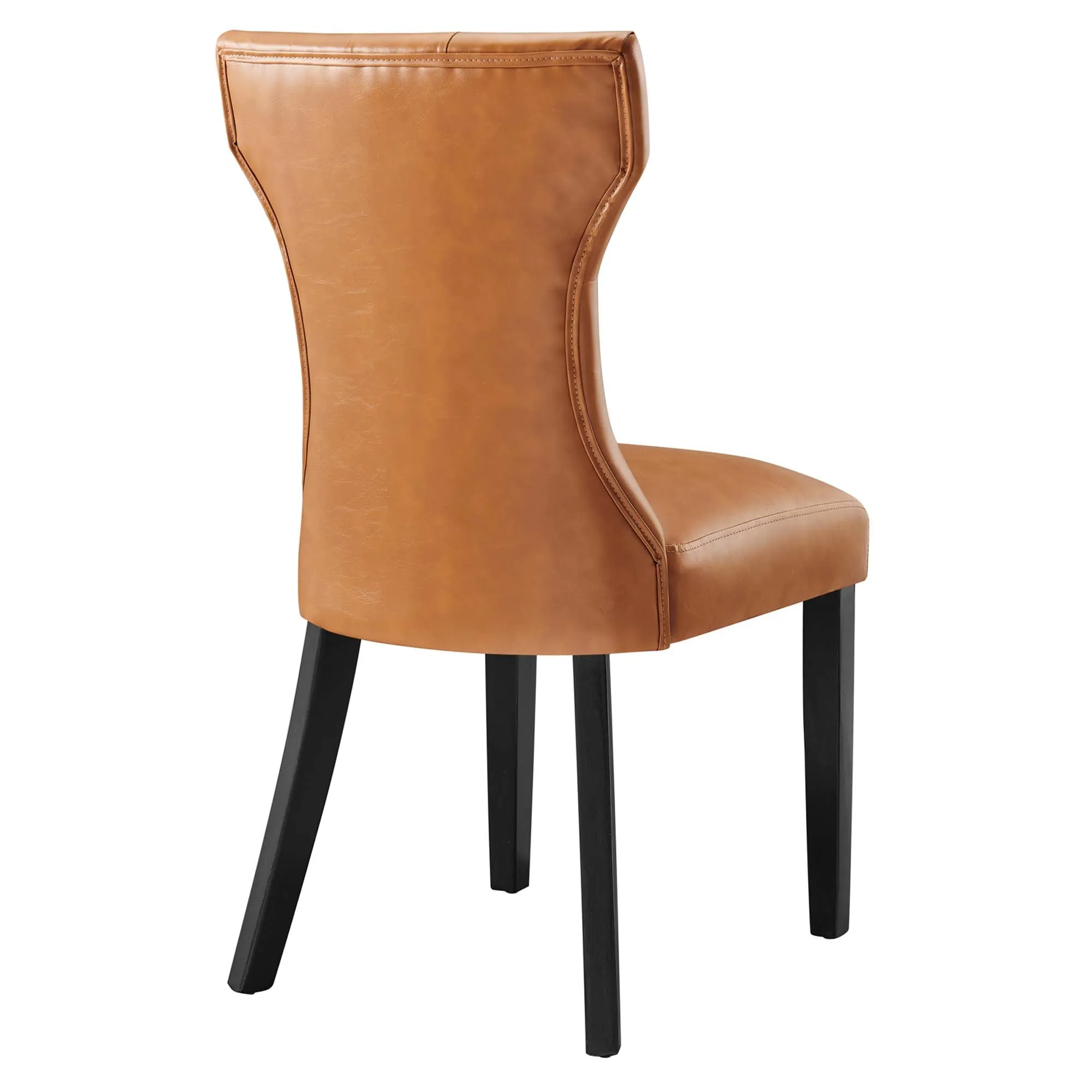 Silhouette Dining Vinyl Side Chair by Modway