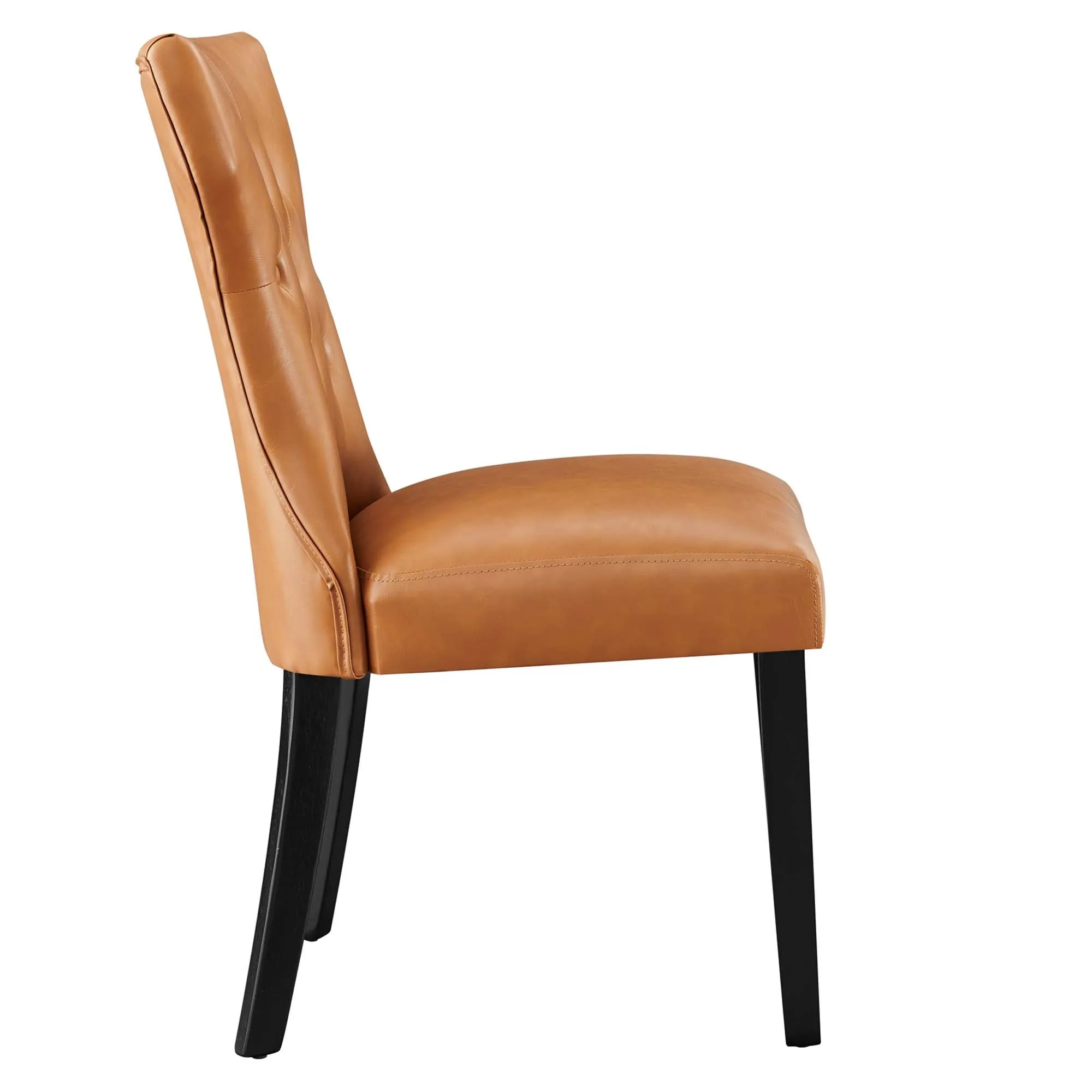 Silhouette Dining Vinyl Side Chair by Modway
