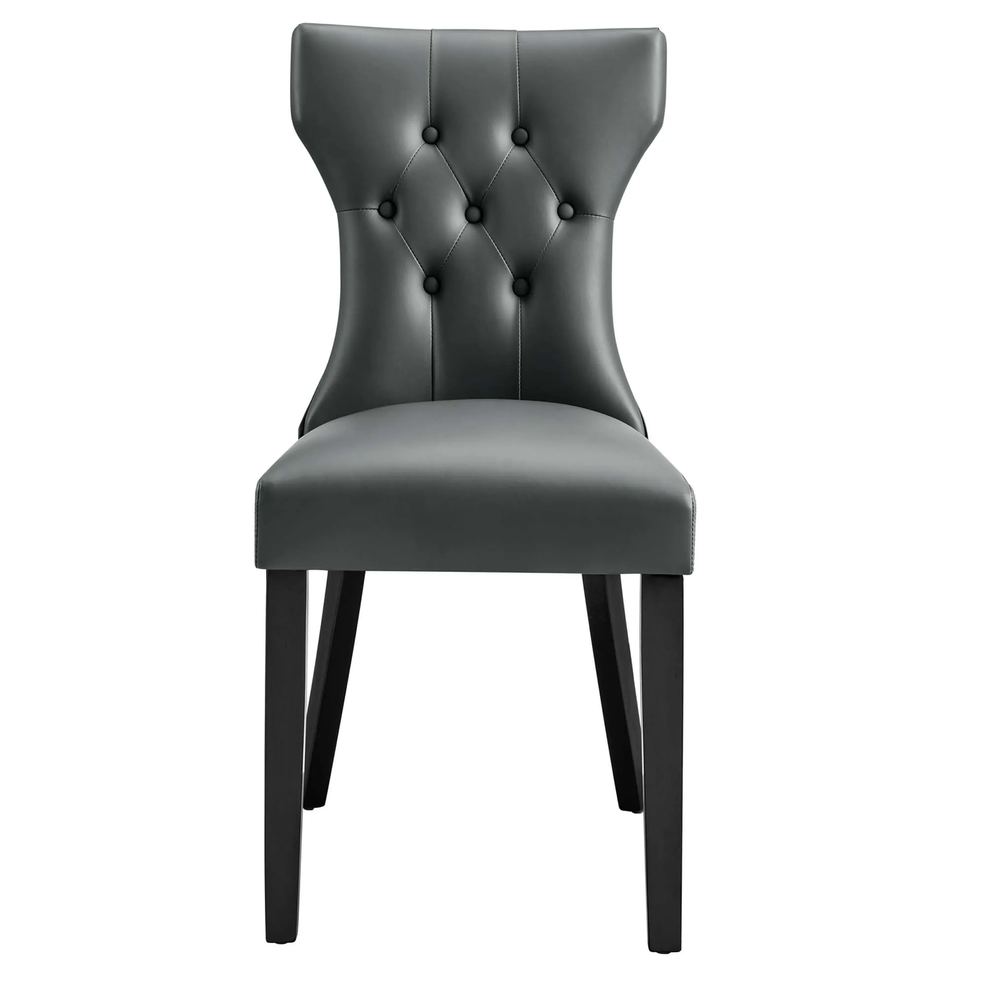 Silhouette Dining Vinyl Side Chair by Modway