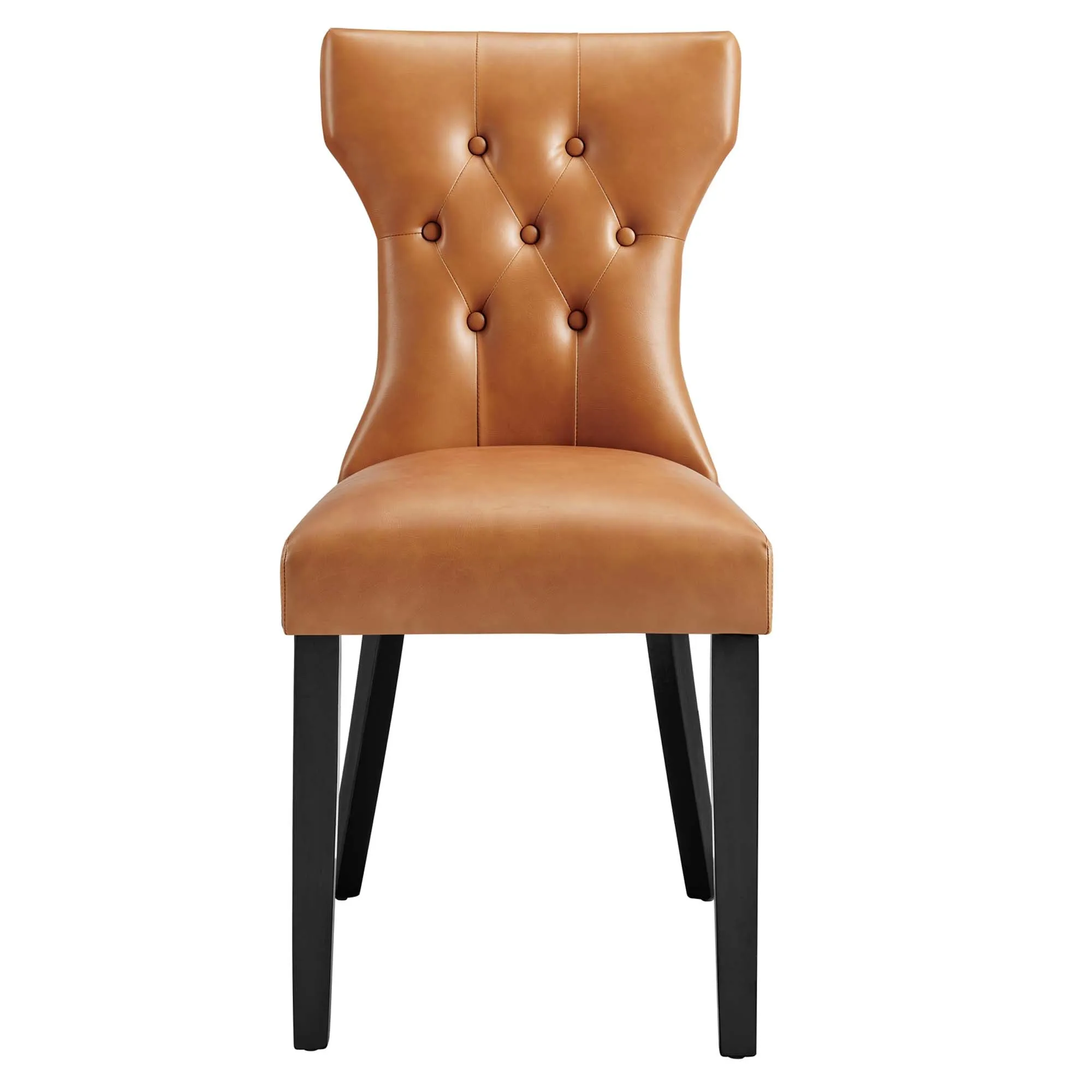 Silhouette Dining Vinyl Side Chair by Modway