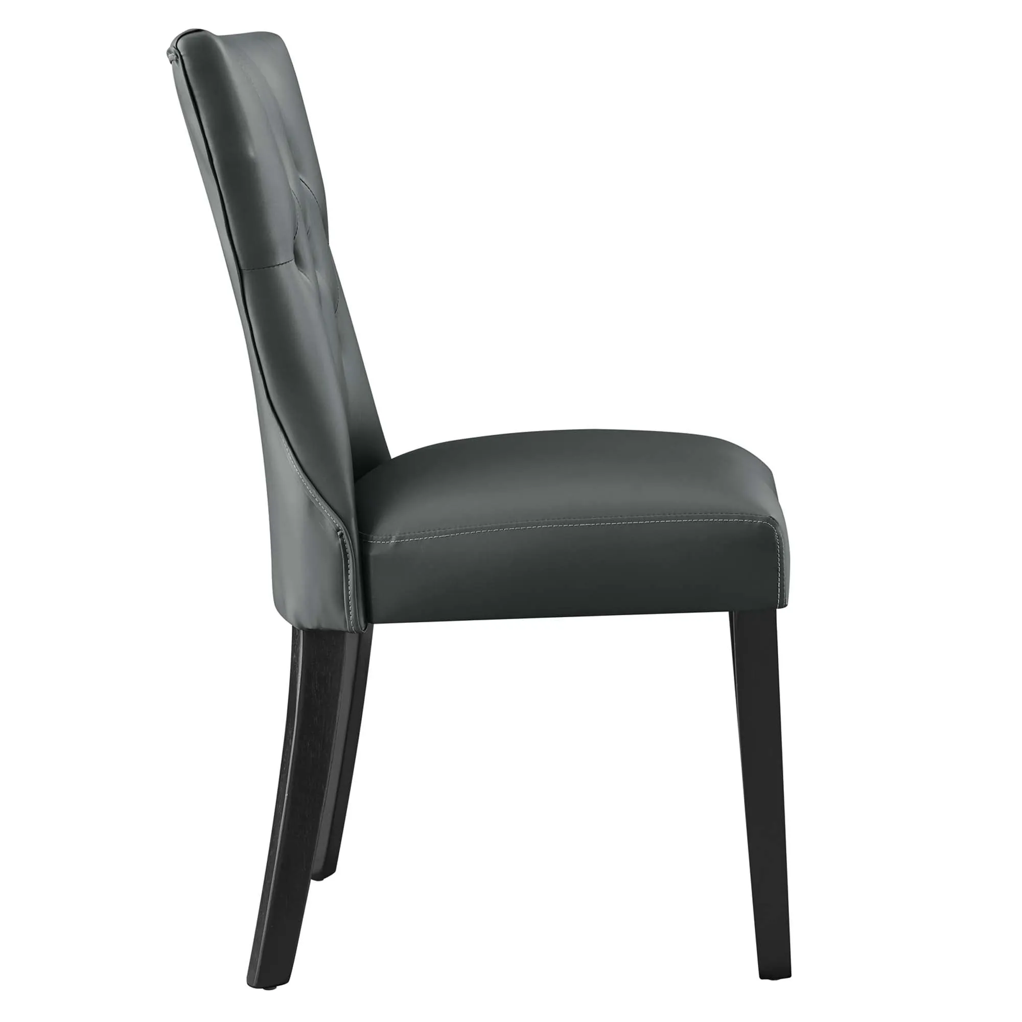 Silhouette Dining Vinyl Side Chair by Modway