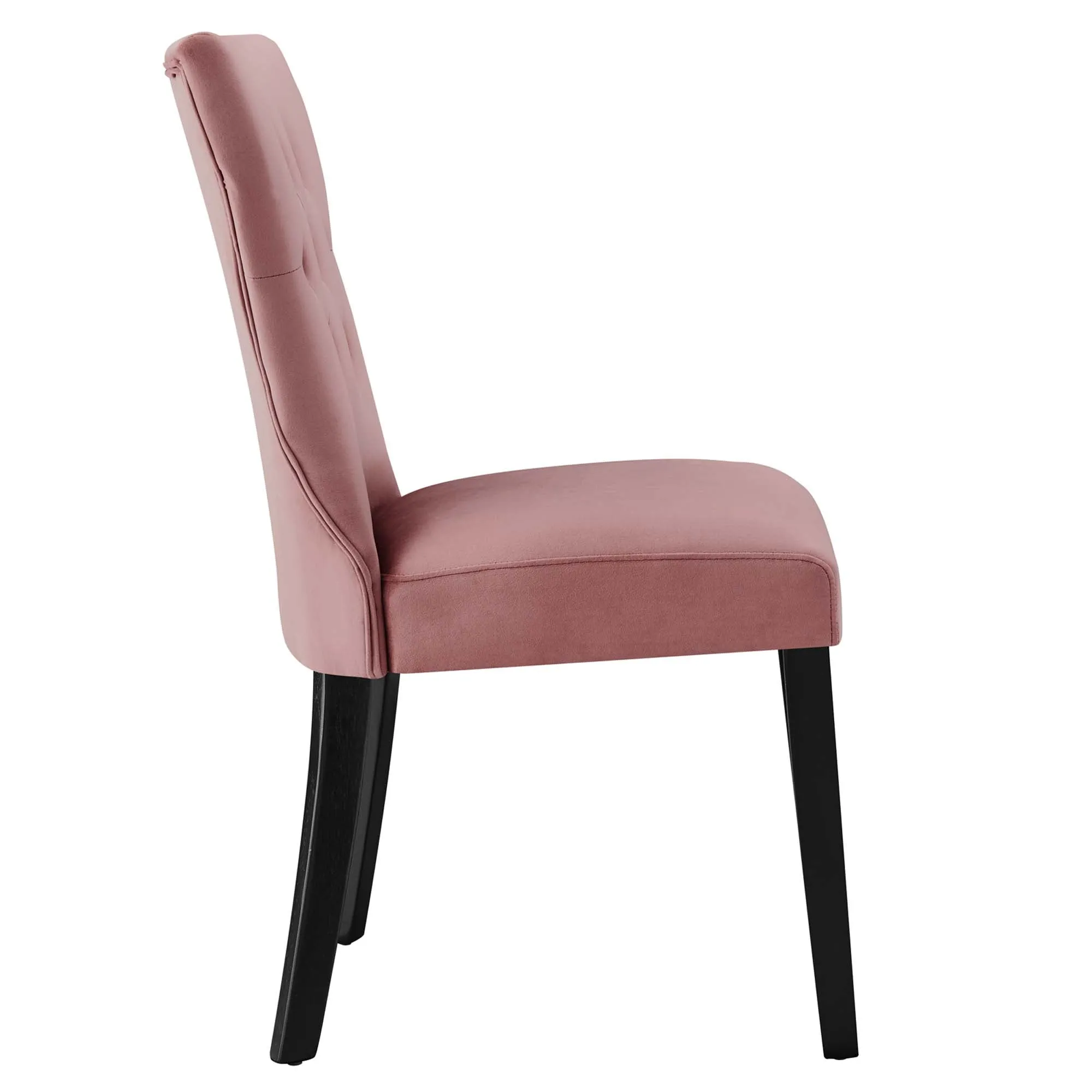 Silhouette Performance Velvet Dining Chairs - Set of 2 by Modway