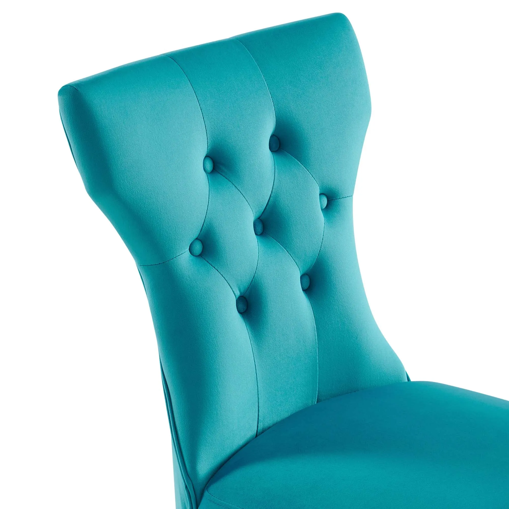 Silhouette Performance Velvet Dining Chairs - Set of 2 by Modway