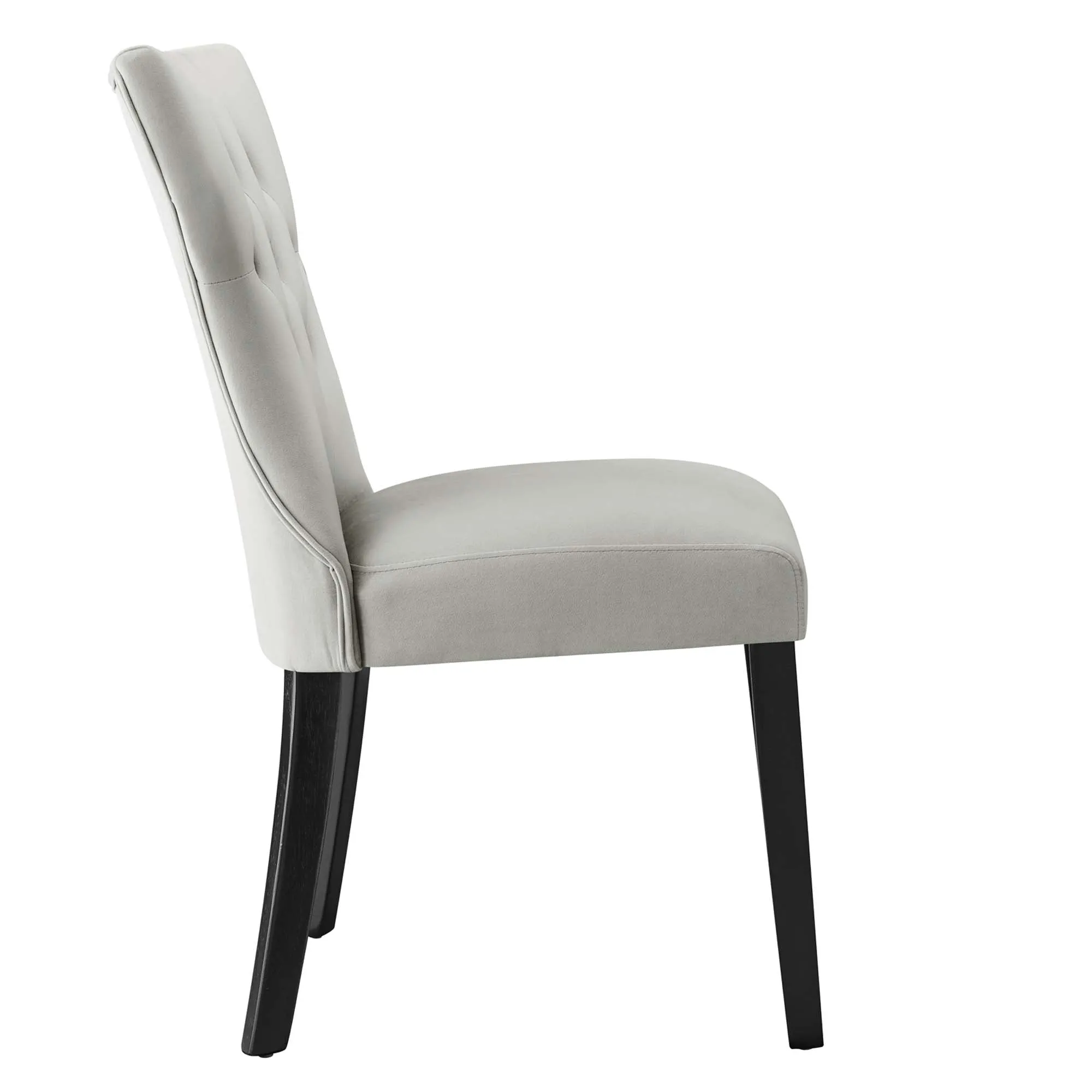 Silhouette Performance Velvet Dining Chairs - Set of 2 by Modway
