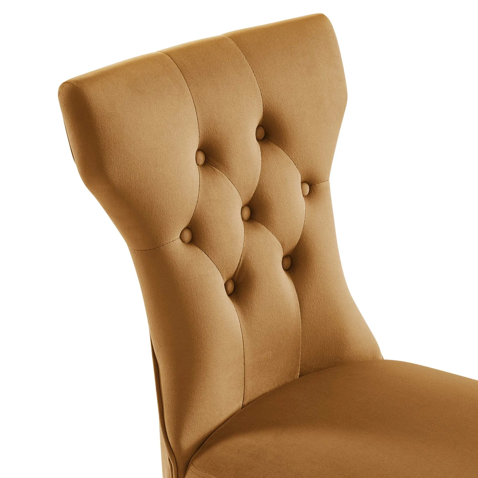 Silhouette Performance Velvet Dining Chairs - Set of 2 by Modway