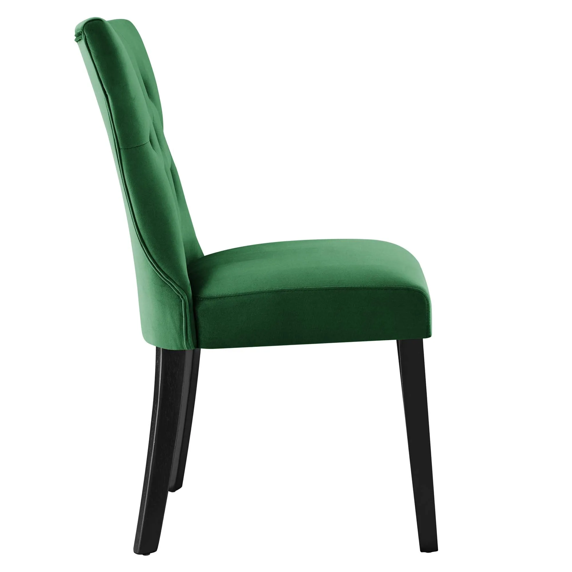 Silhouette Performance Velvet Dining Chairs - Set of 2 by Modway