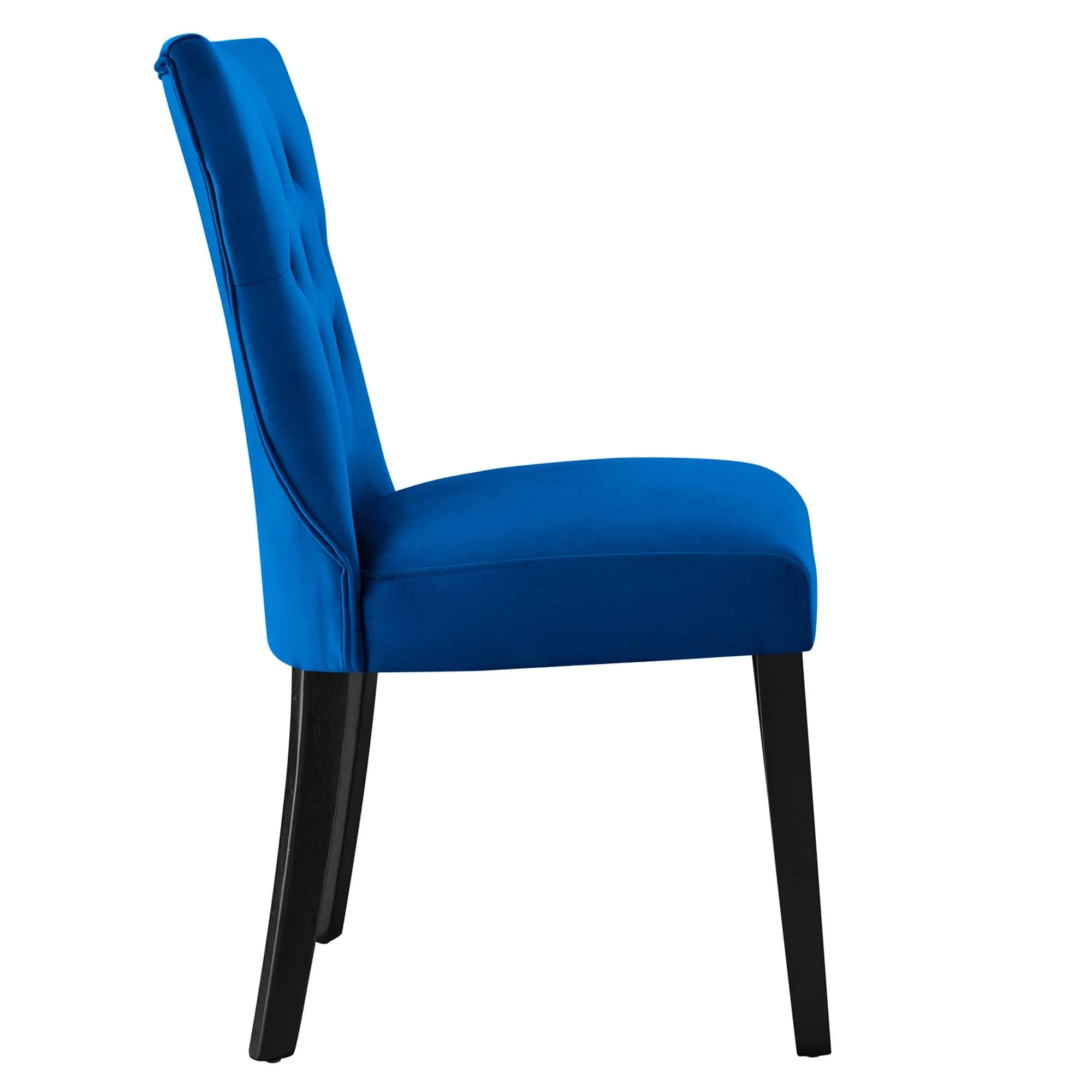 Silhouette Performance Velvet Dining Chairs - Set of 2 by Modway