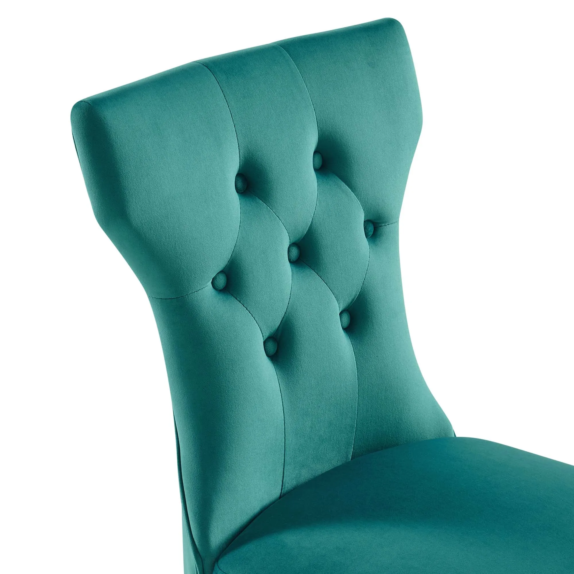 Silhouette Performance Velvet Dining Chairs - Set of 2 by Modway