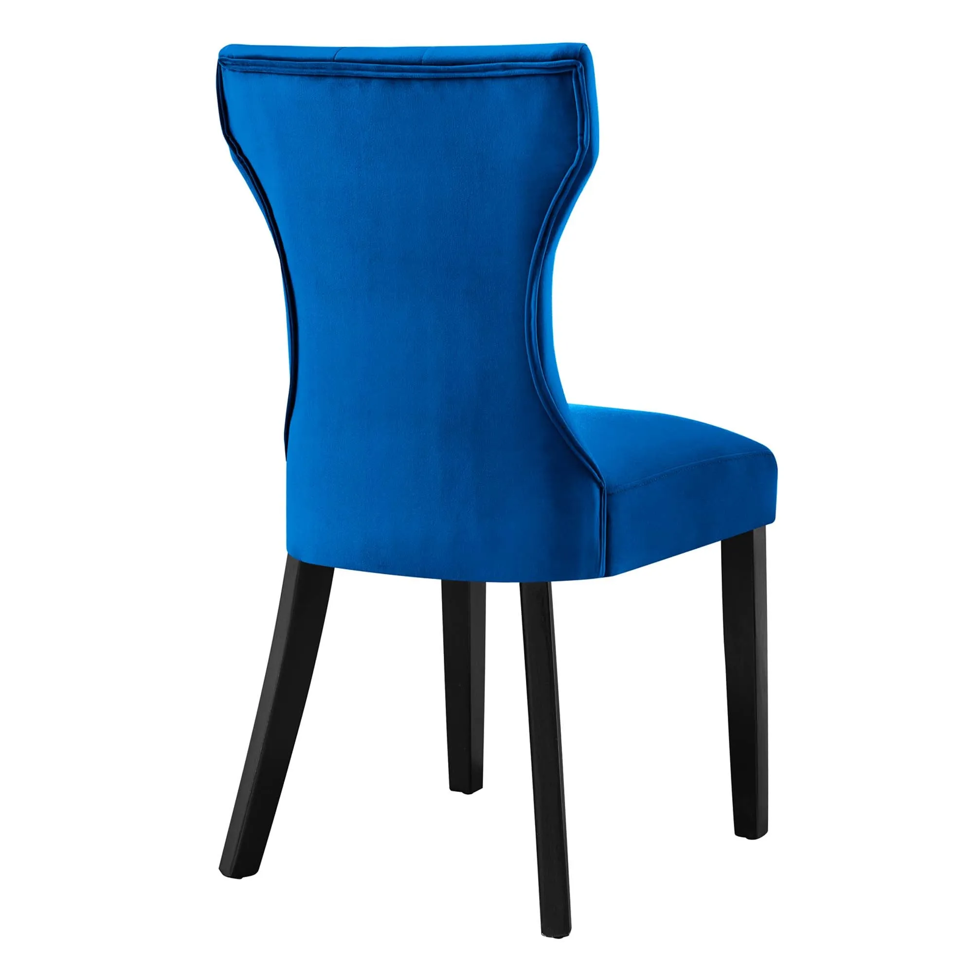 Silhouette Performance Velvet Dining Chairs - Set of 2 by Modway