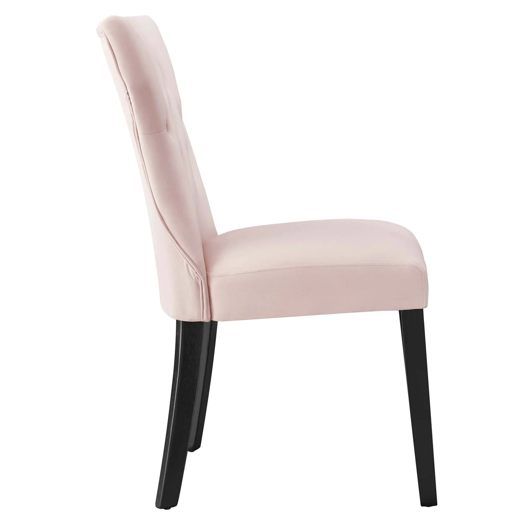 Silhouette Performance Velvet Dining Chairs - Set of 2 by Modway