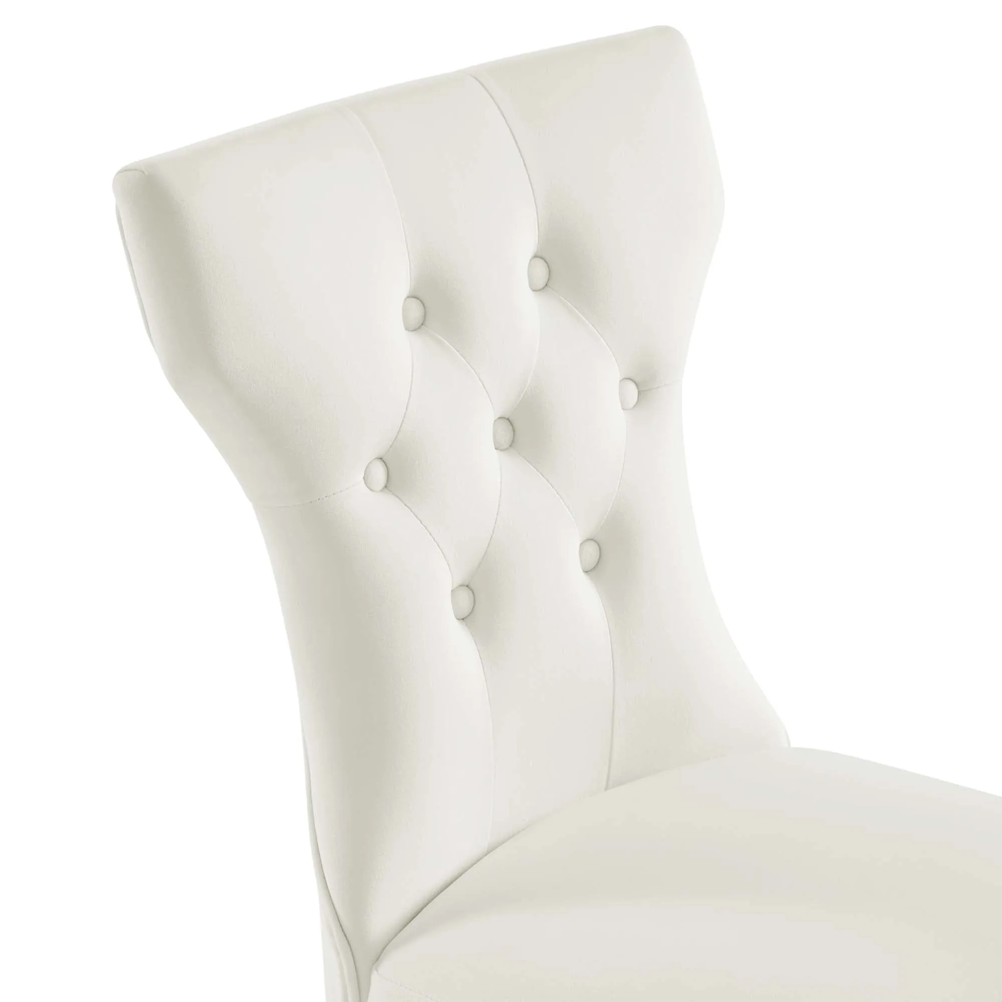 Silhouette Performance Velvet Dining Chairs - Set of 2 by Modway
