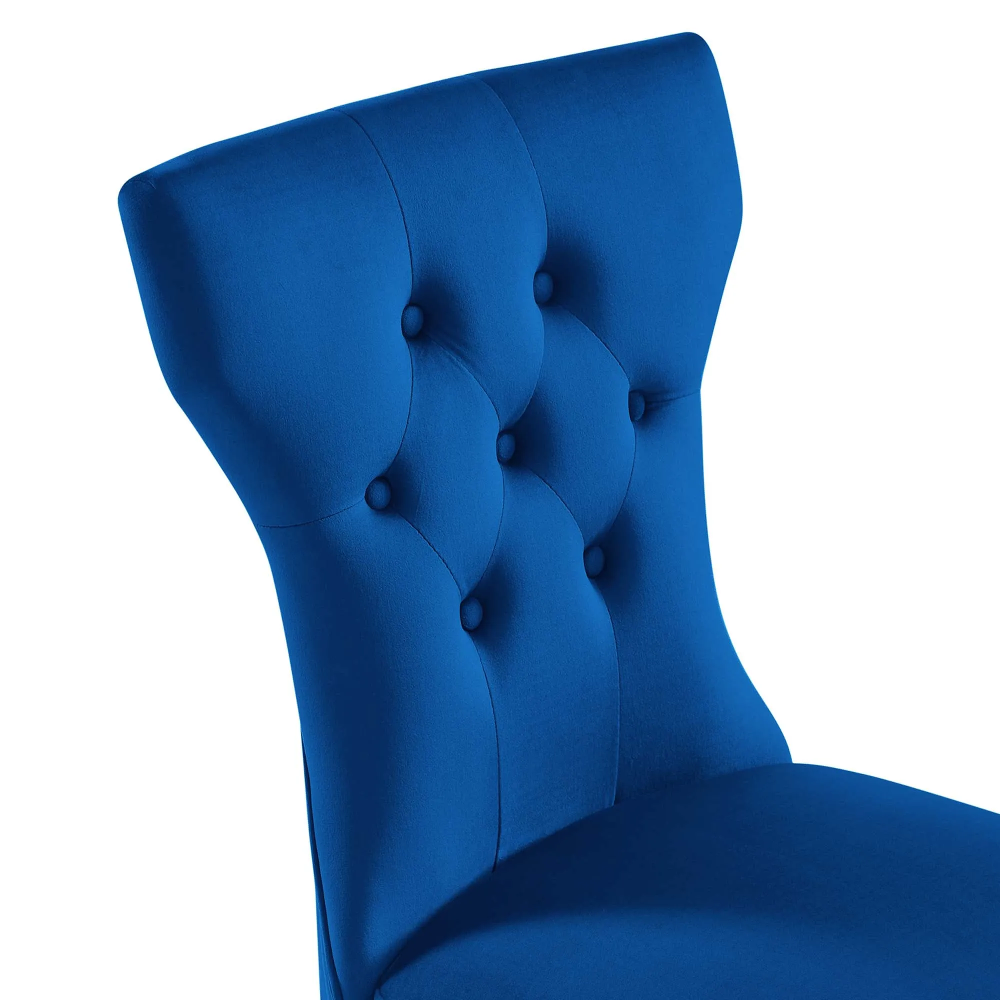 Silhouette Performance Velvet Dining Chairs - Set of 2 by Modway