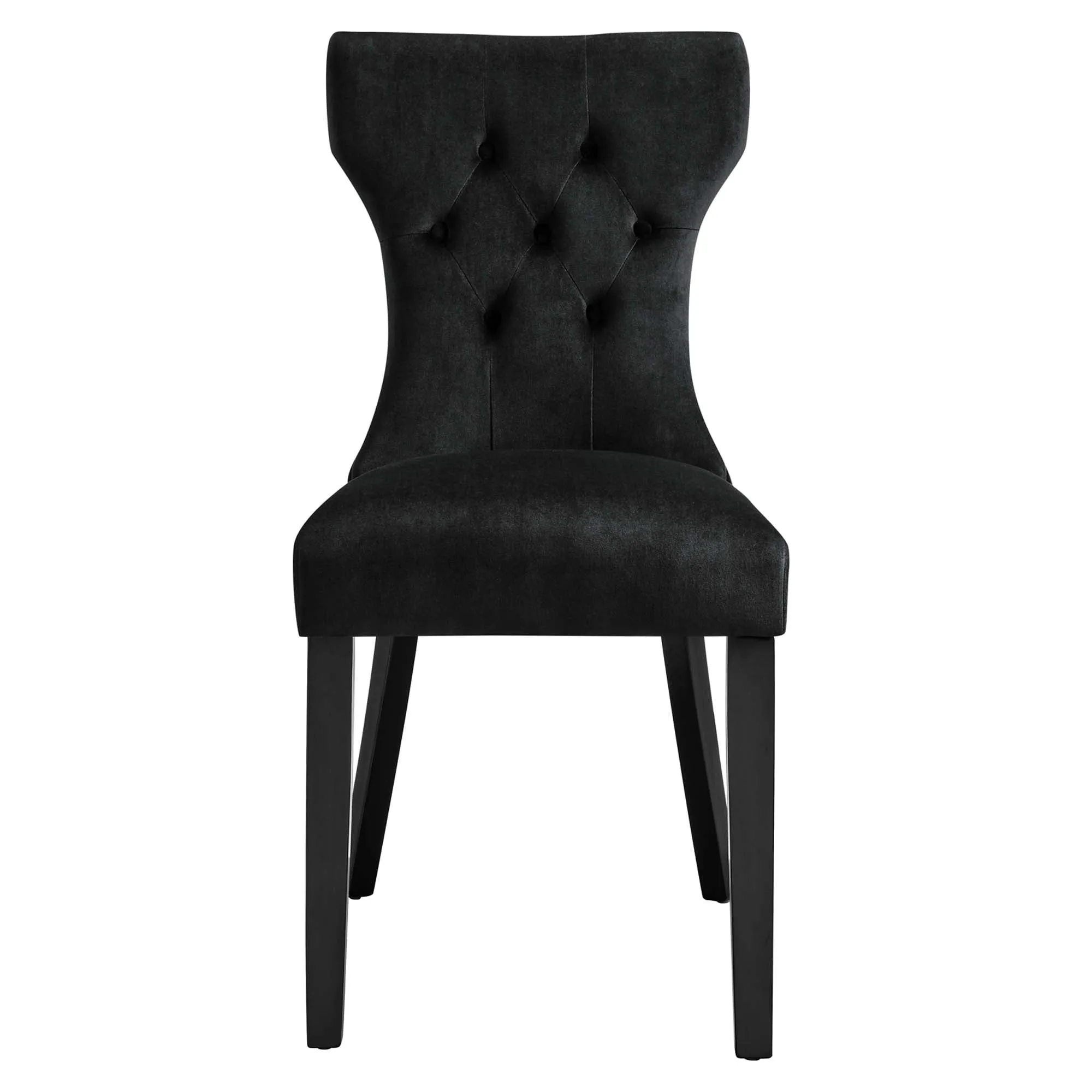 Silhouette Performance Velvet Dining Chairs - Set of 2 by Modway