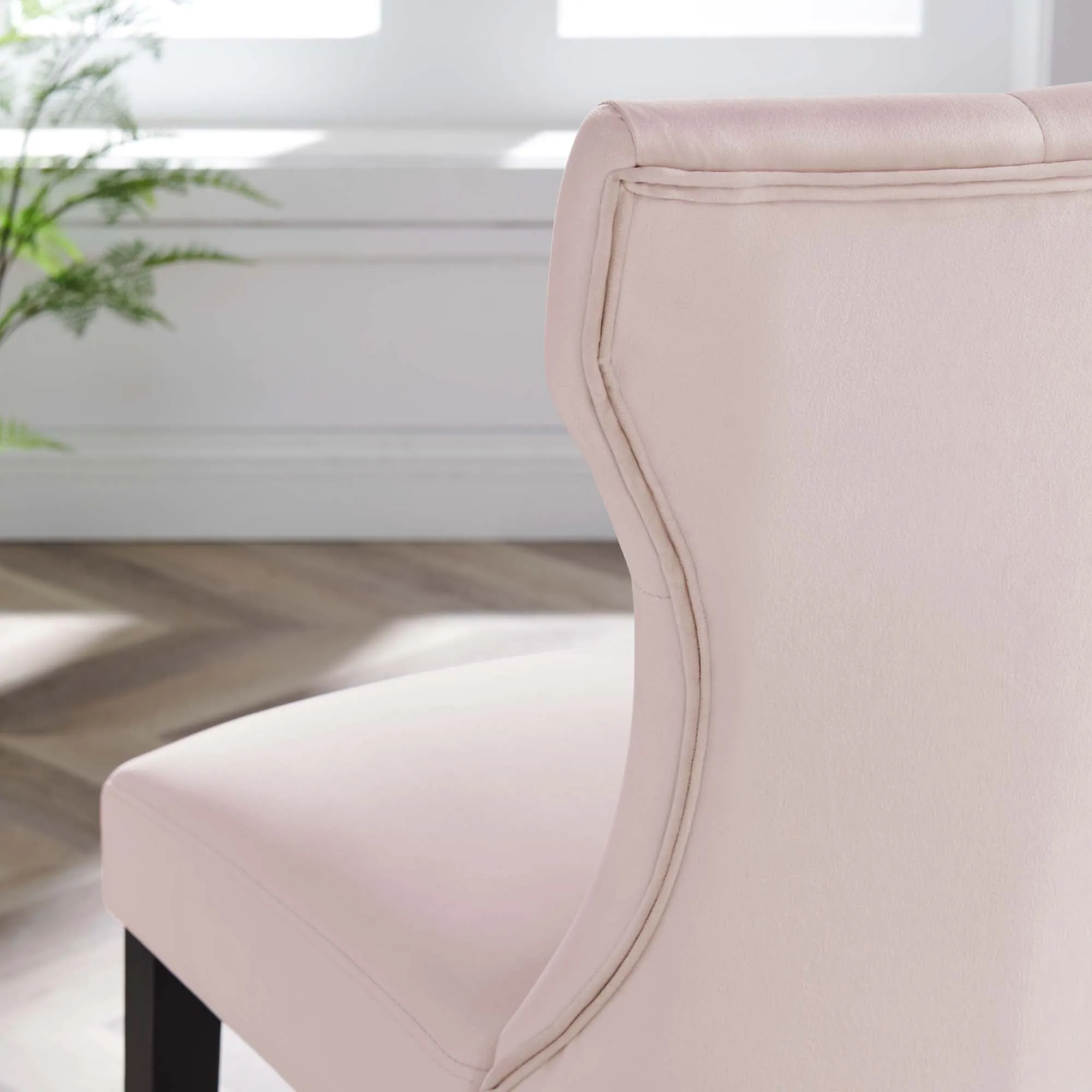 Silhouette Performance Velvet Dining Chairs - Set of 2 by Modway