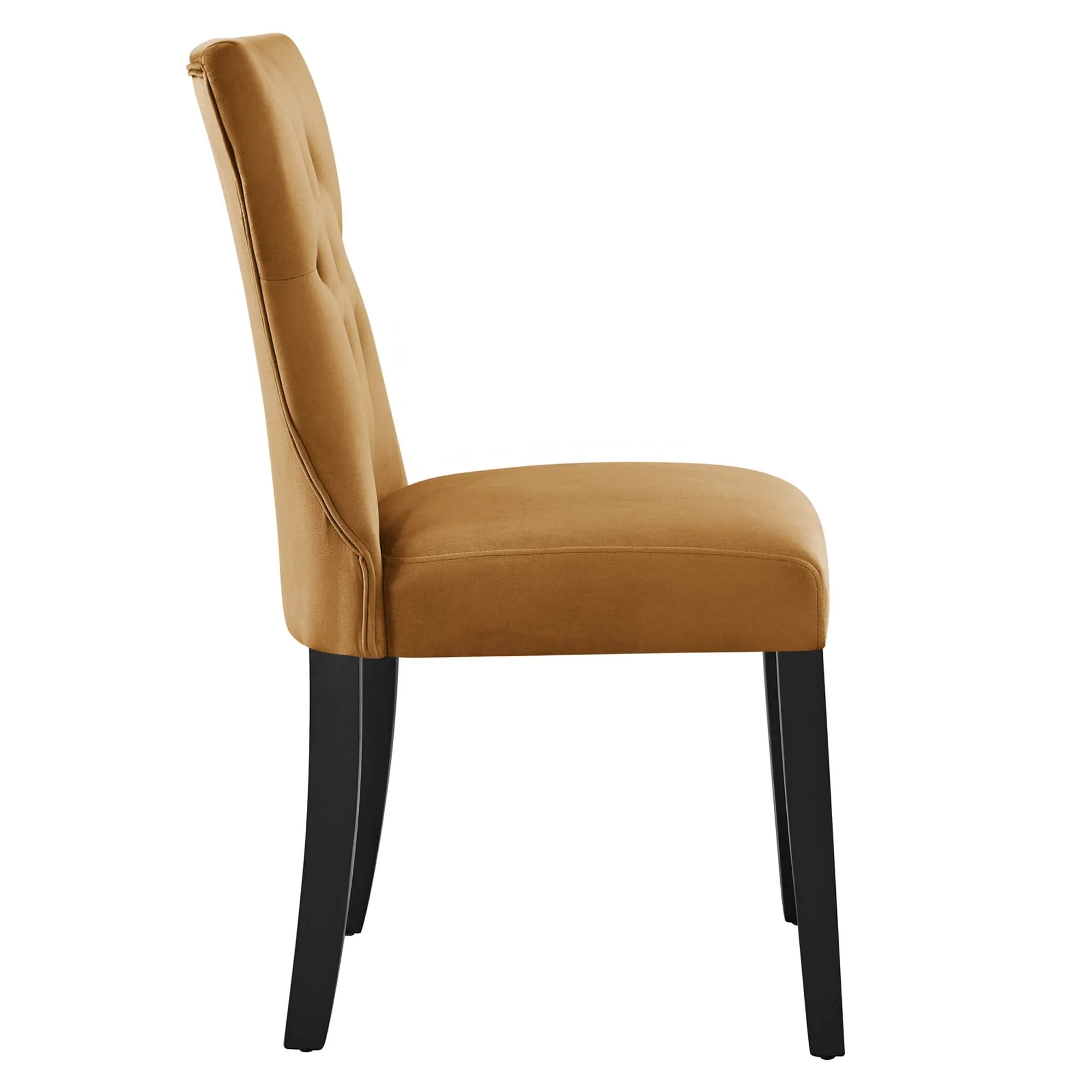 Silhouette Performance Velvet Dining Chairs - Set of 2 by Modway
