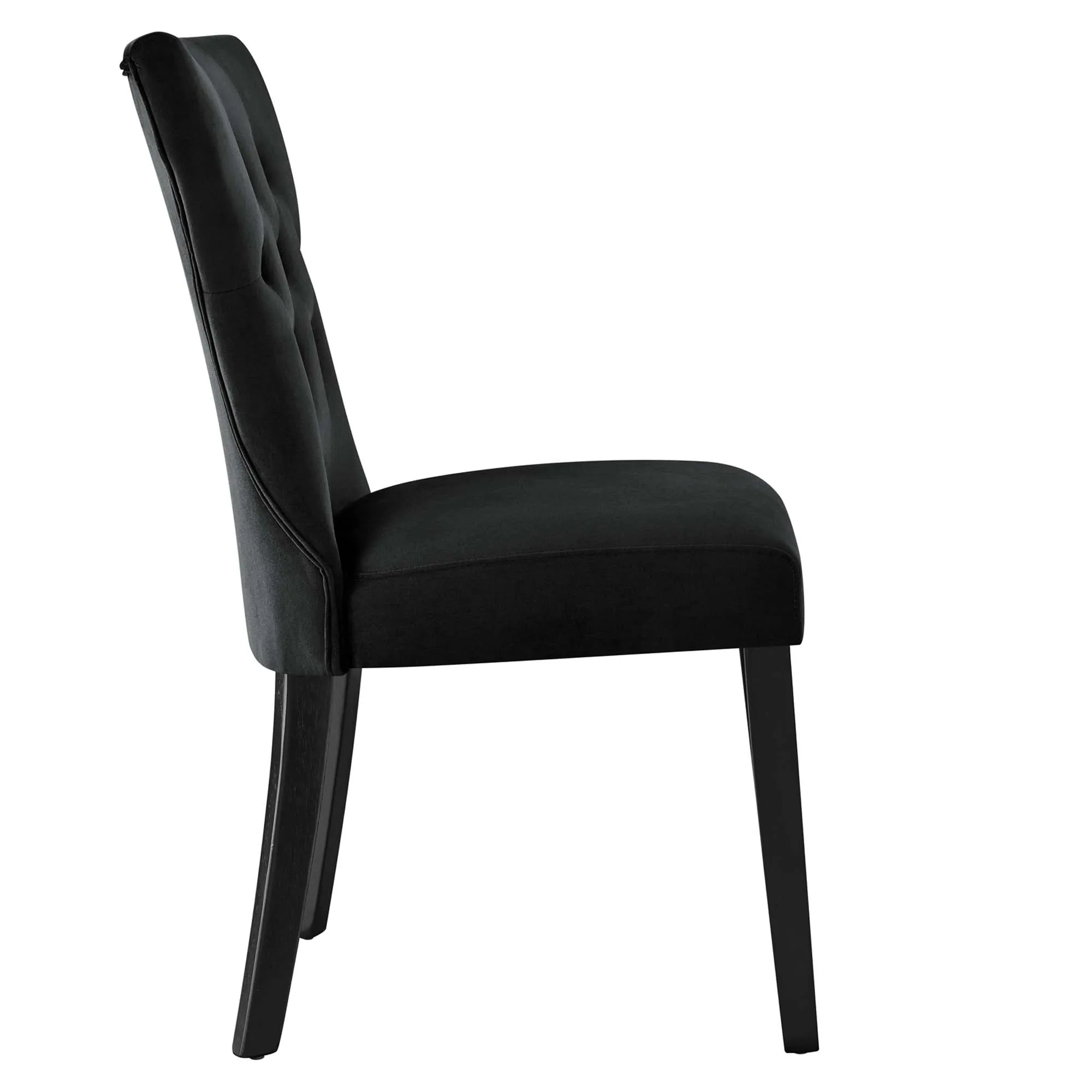 Silhouette Performance Velvet Dining Chairs - Set of 2 by Modway