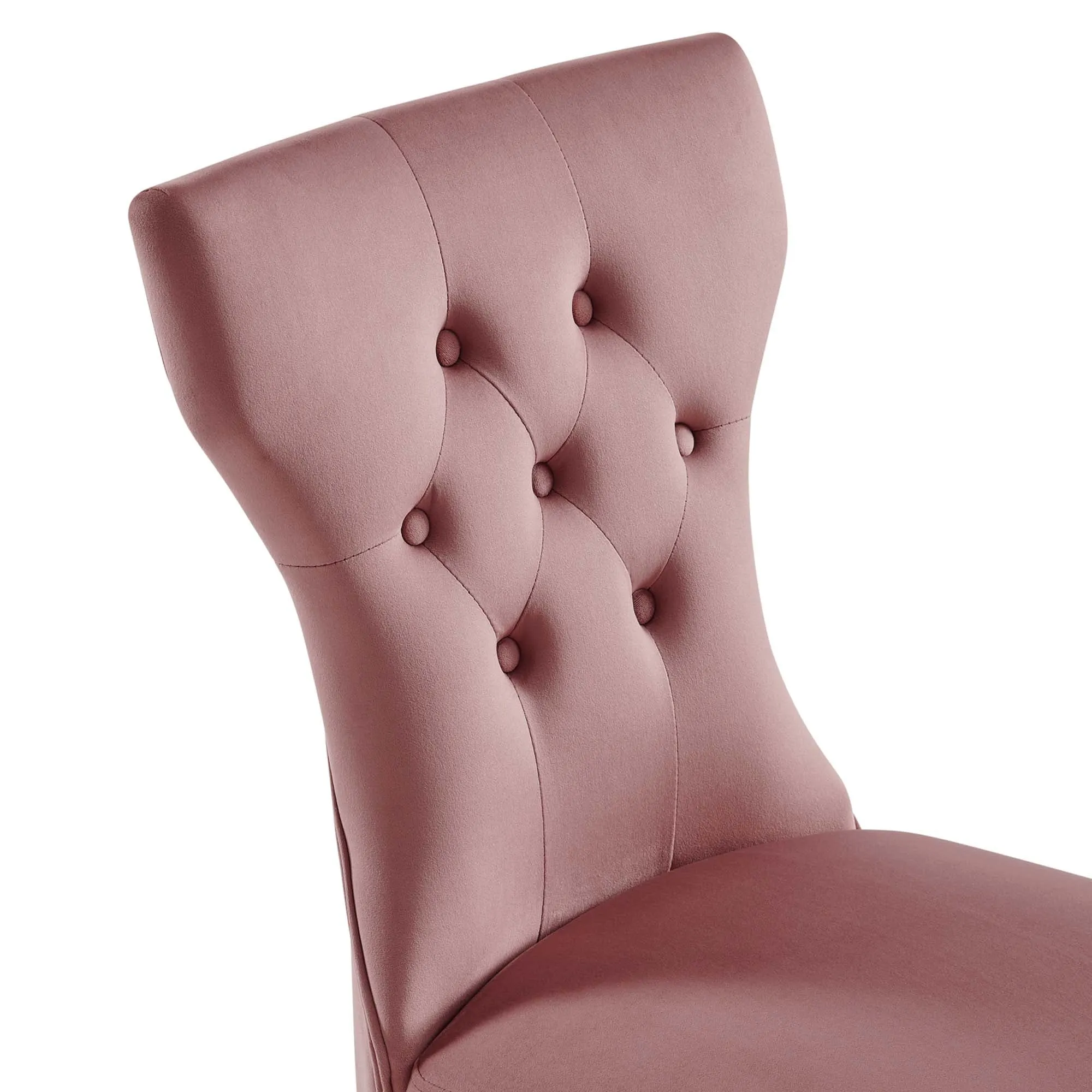 Silhouette Performance Velvet Dining Chairs - Set of 2 by Modway