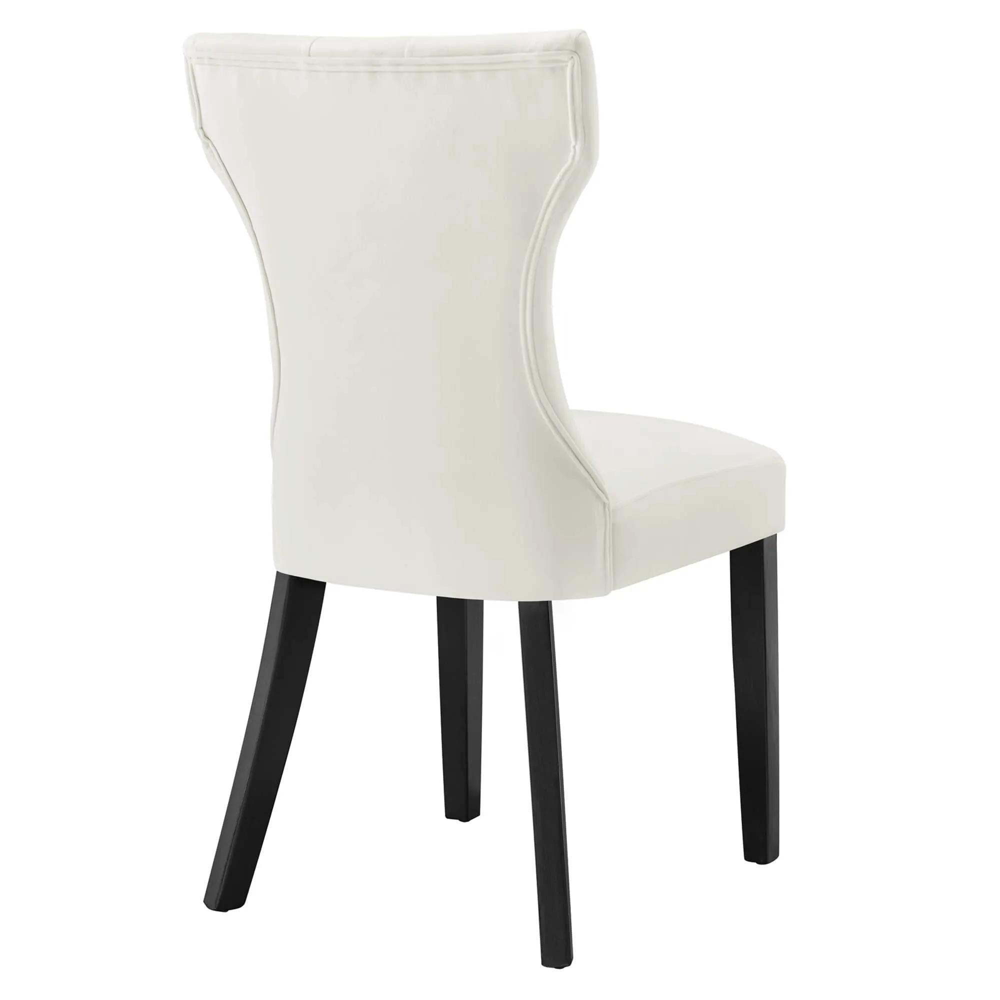 Silhouette Performance Velvet Dining Chairs - Set of 2 by Modway