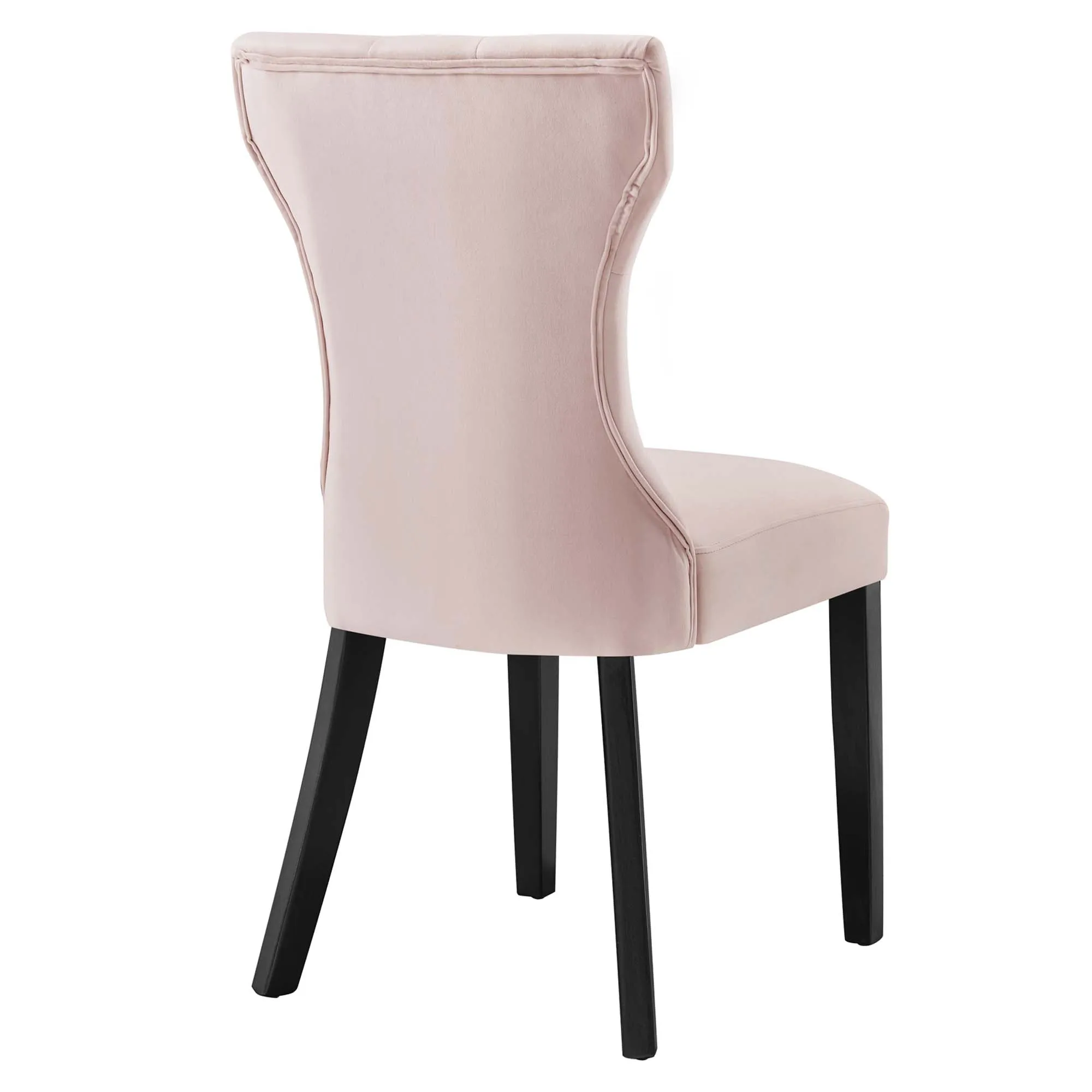Silhouette Performance Velvet Dining Chairs - Set of 2 by Modway