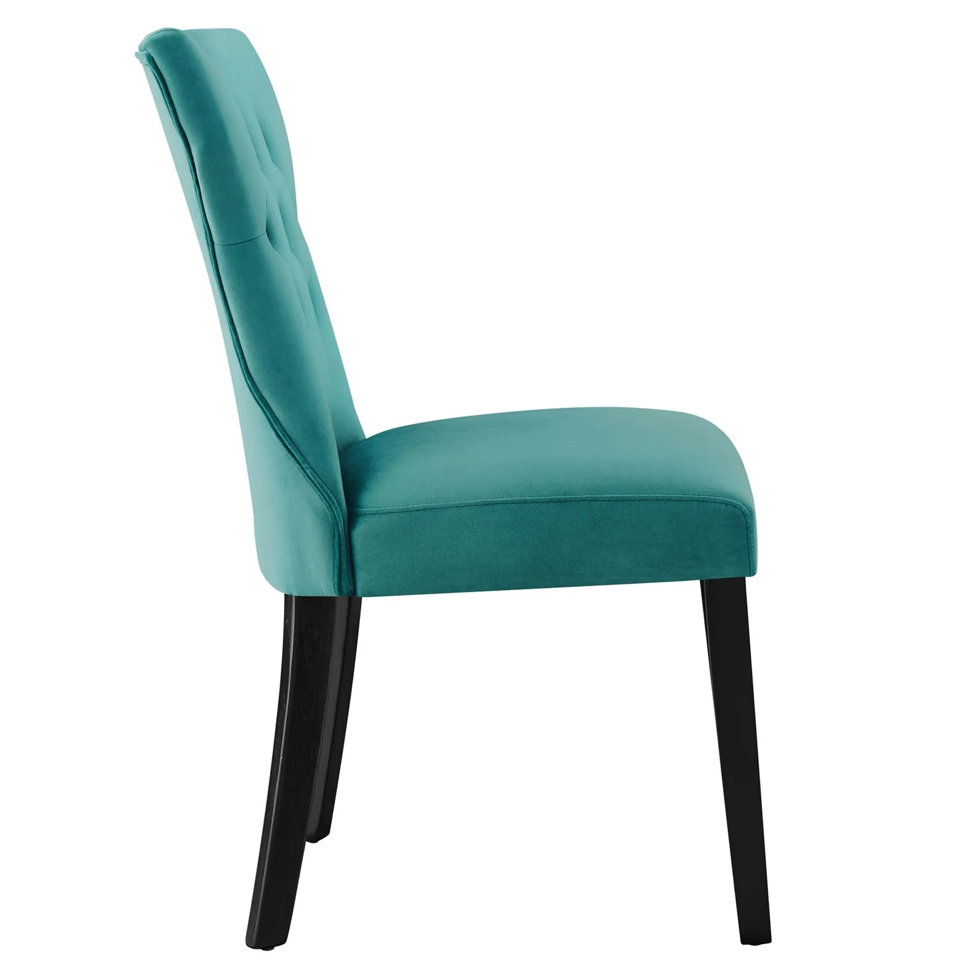 Silhouette Performance Velvet Dining Chairs - Set of 2 by Modway