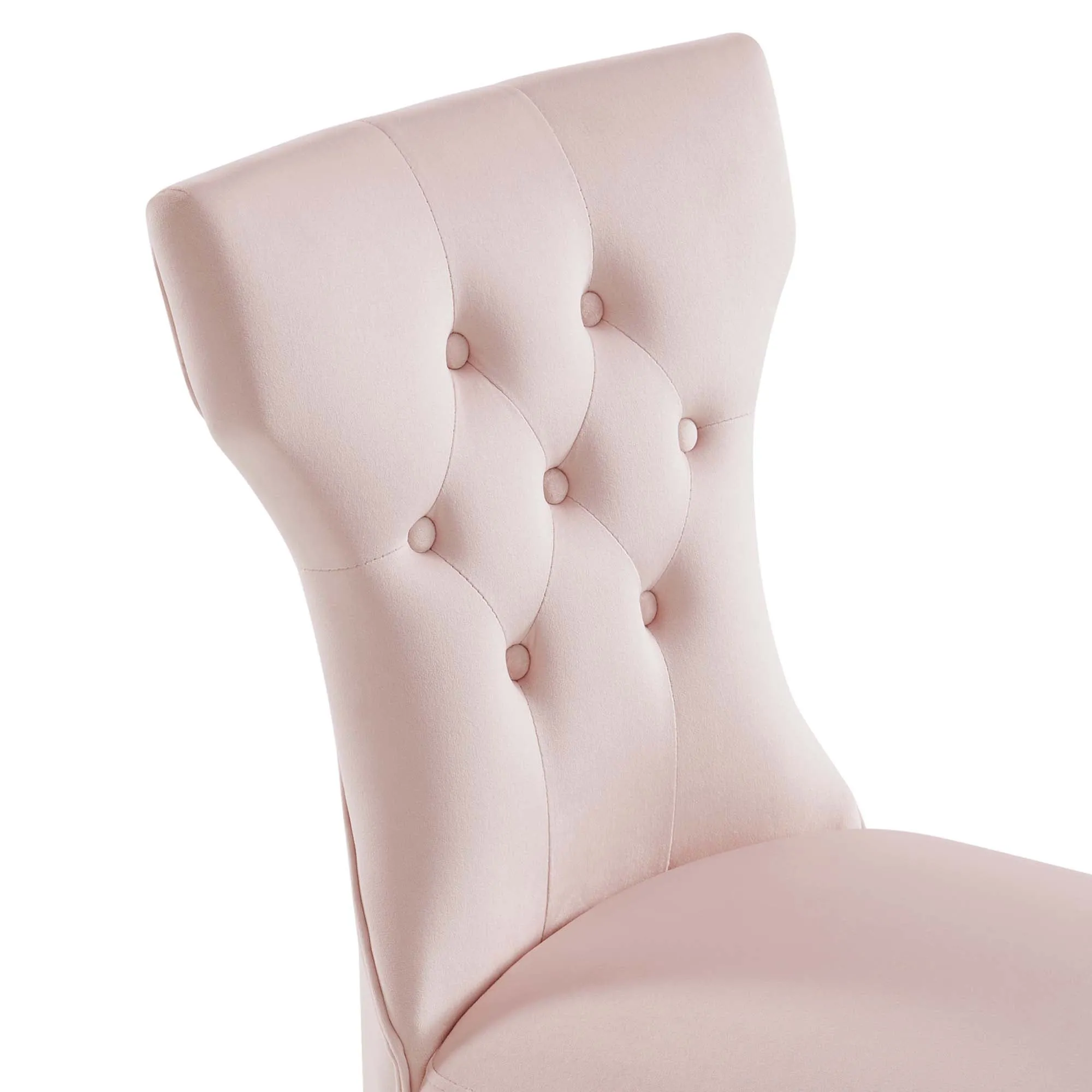 Silhouette Performance Velvet Dining Chairs - Set of 2 by Modway