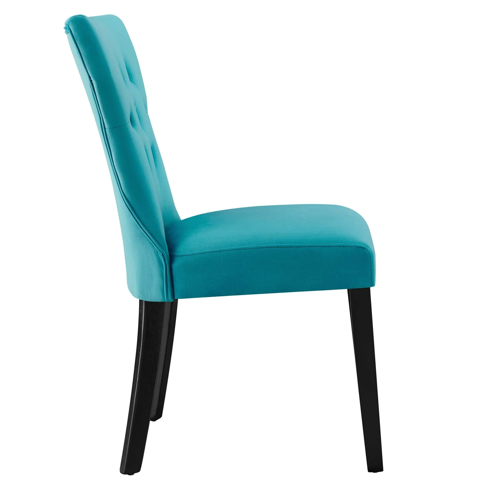 Silhouette Performance Velvet Dining Chairs - Set of 2 by Modway