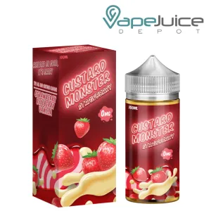 Strawberry Custard Monster eLiquid 100ml