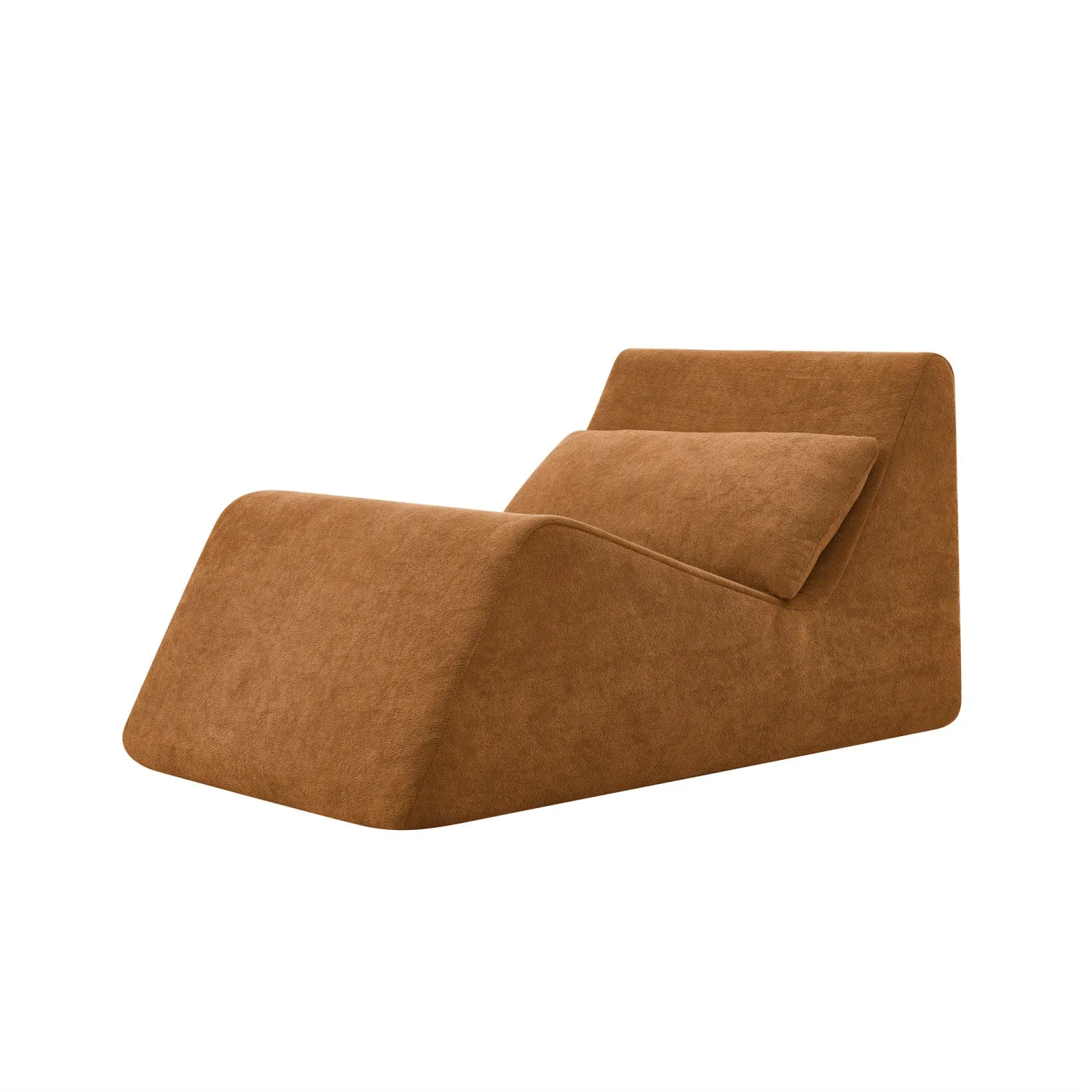 Streamdale Orange Memory Foam Bean Bag Chair