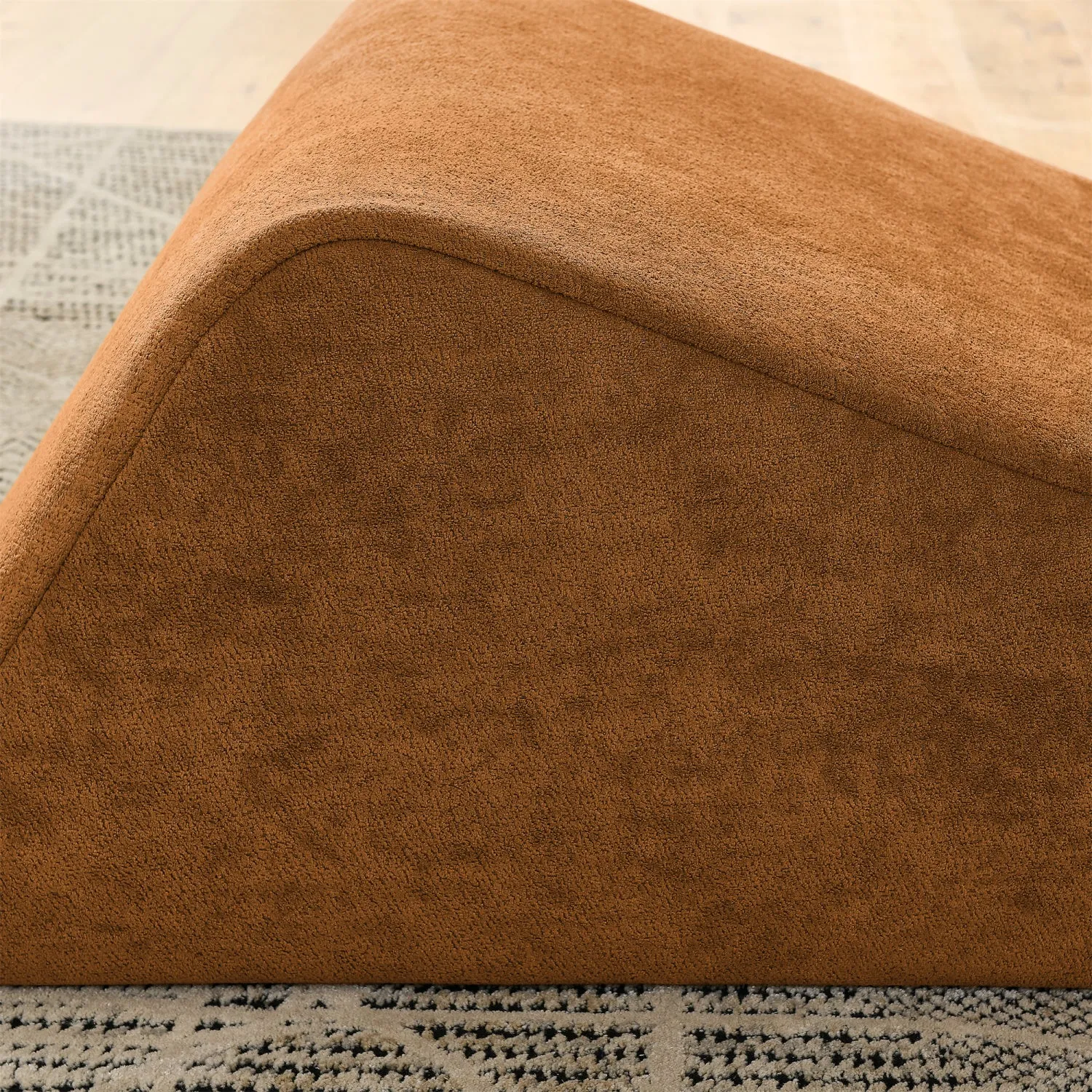 Streamdale Orange Memory Foam Bean Bag Chair