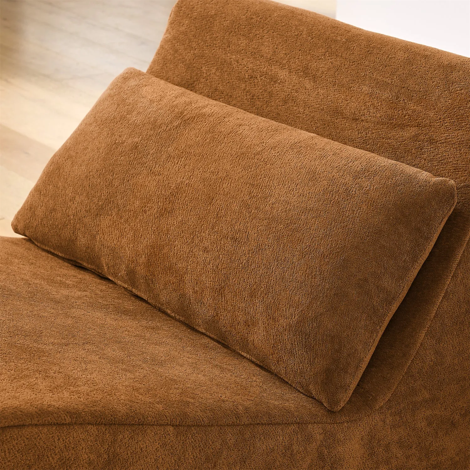 Streamdale Orange Memory Foam Bean Bag Chair
