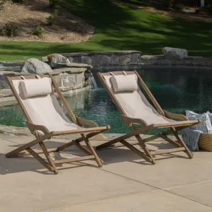 Streamdale Sling Chair: Beach, Backyard, Poolside Comfort