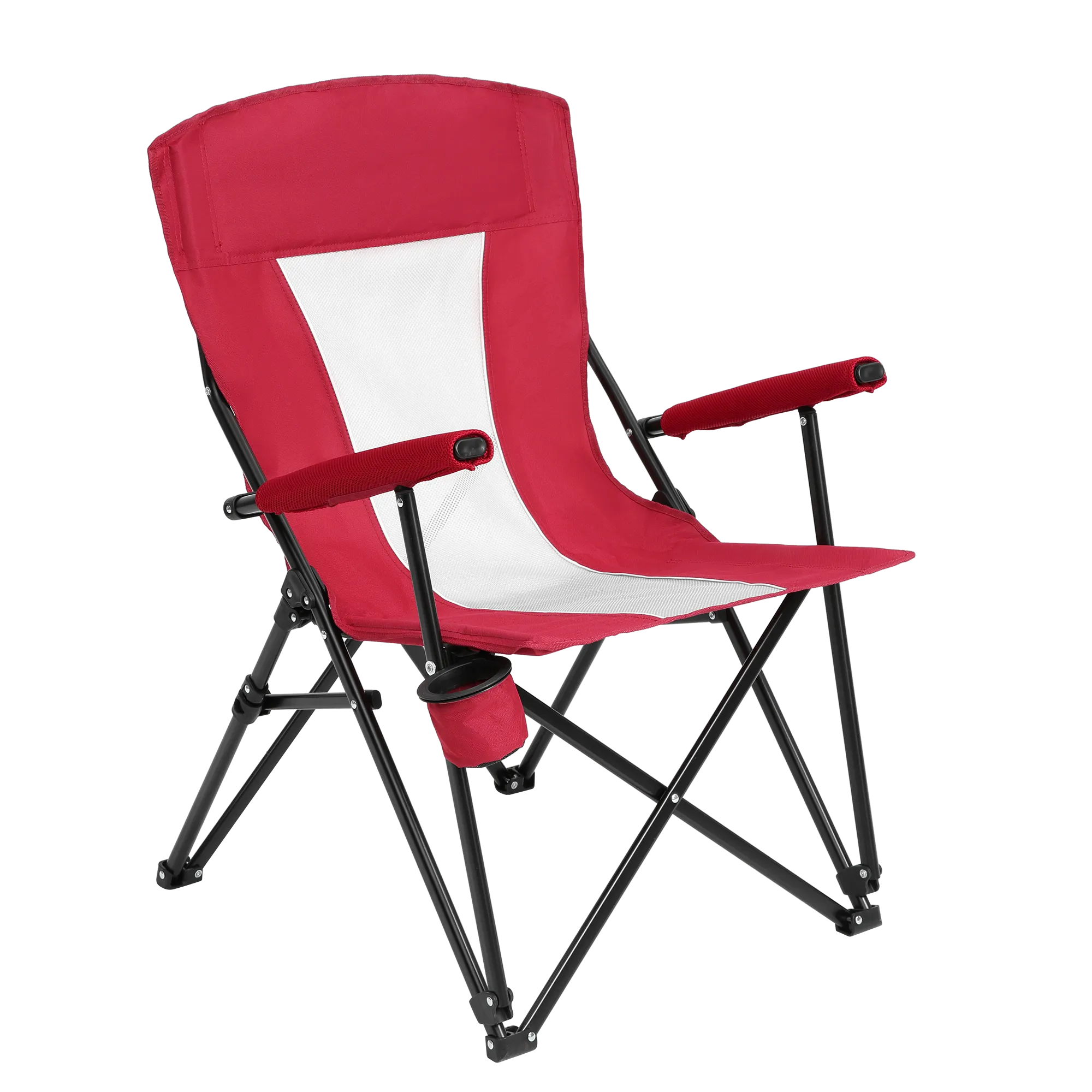Streamdale steel folding chair red