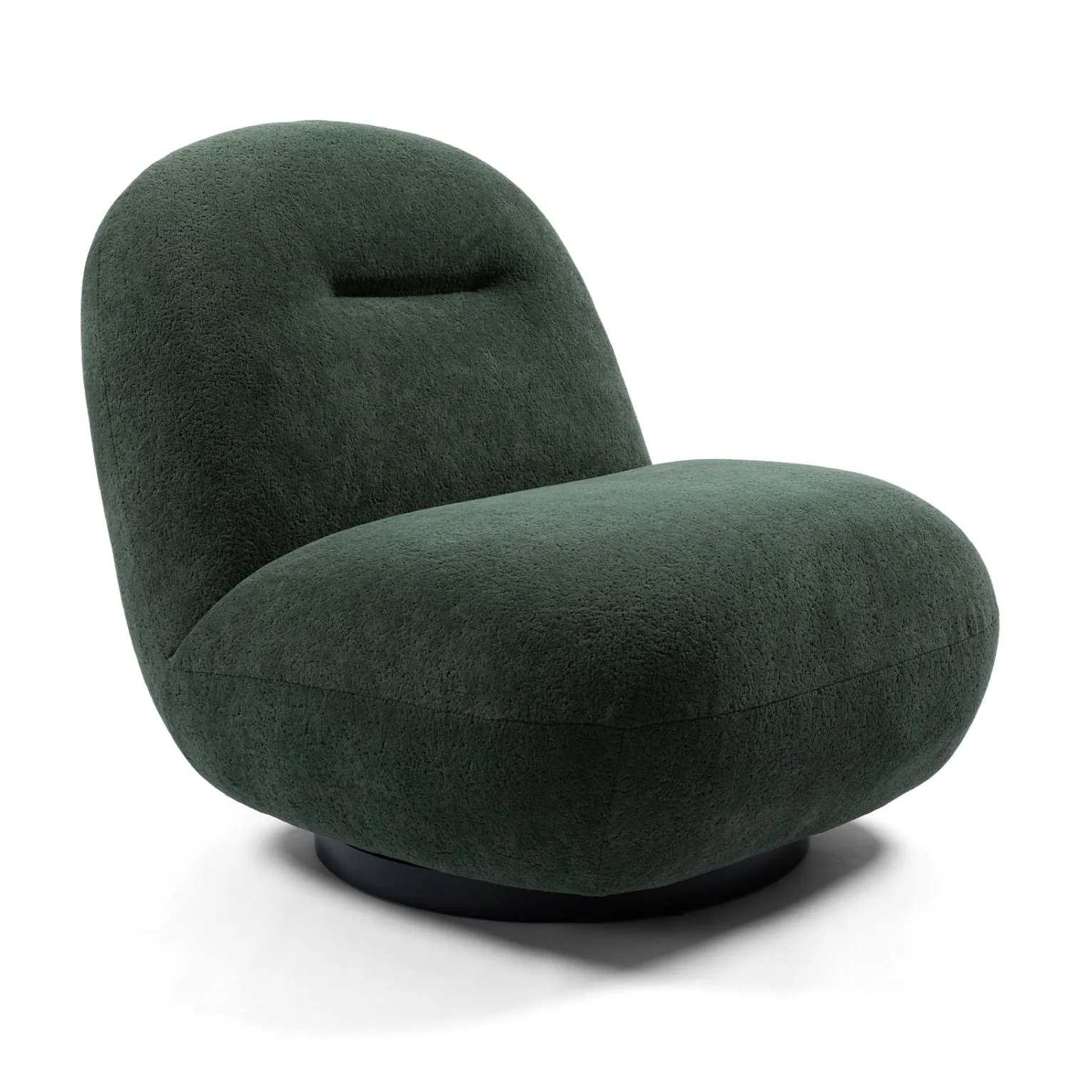 Streamdale Swivel Velvet Accent Chair (2PCS)